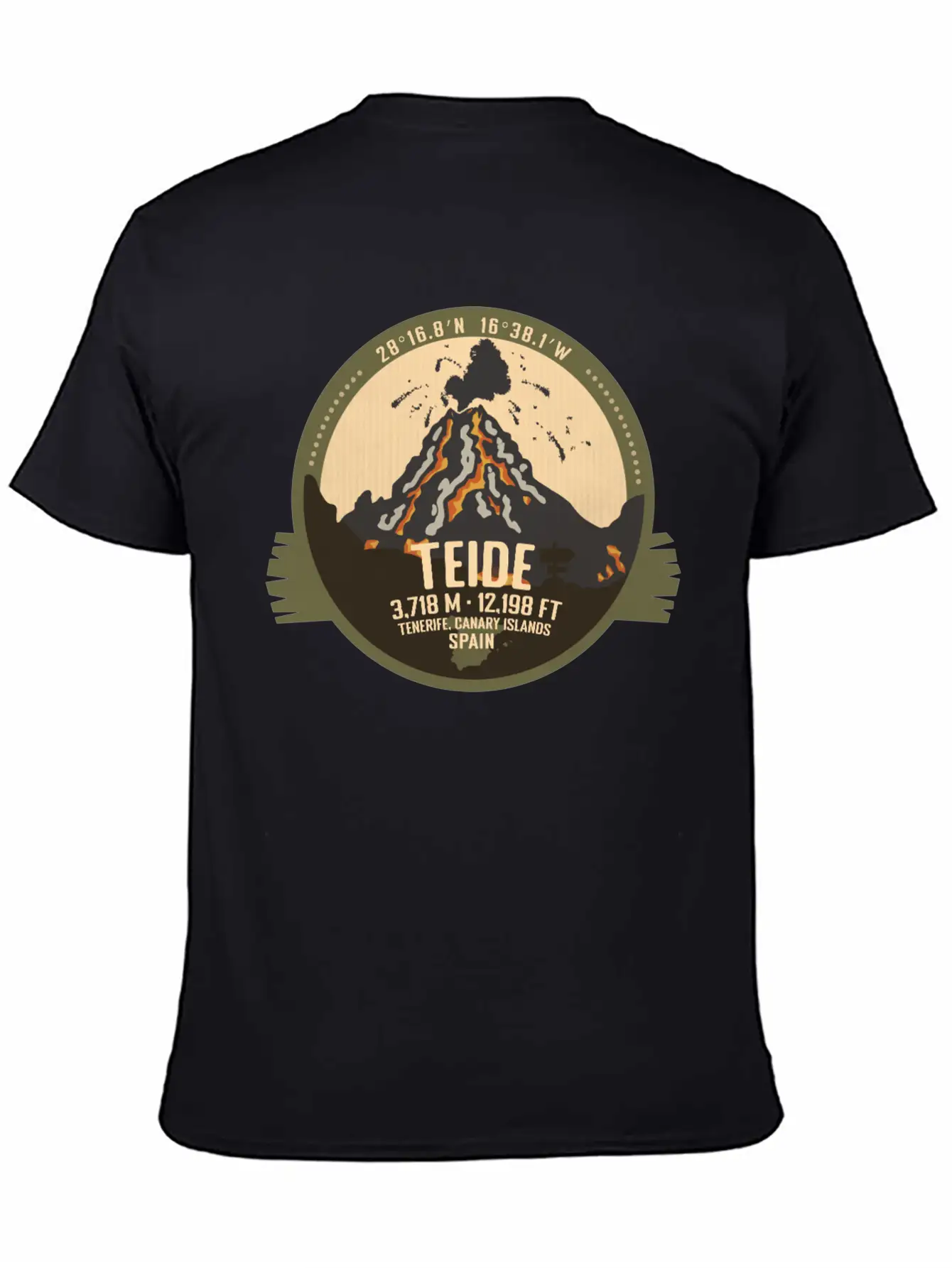 Teide Volcano Tenerife, Canary Islands, Spain Timeless Short Sleeve Tee – Comfy And Minimalist Design