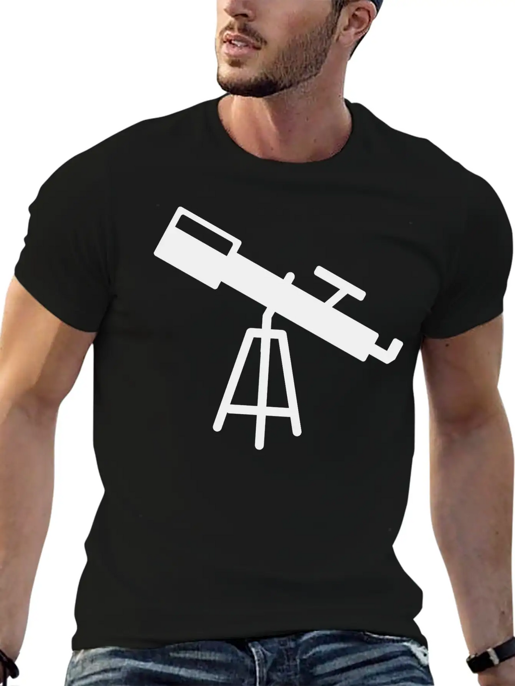 Telescope Astronomy Star Galaxy Space Meteor Gift Classic Cotton Tee – Unisex Comfort For Any Season