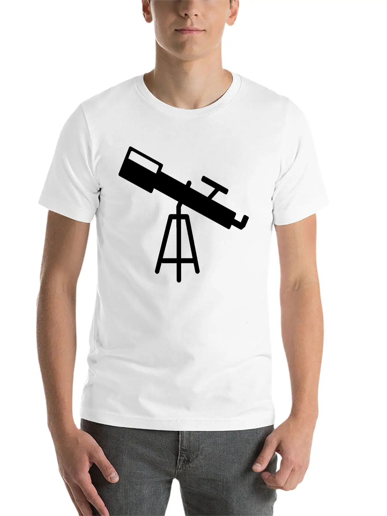 Telescope Astronomy Star Galaxy Space Meteor Gift Classic Cotton Tee – Unisex Comfort For Any Season