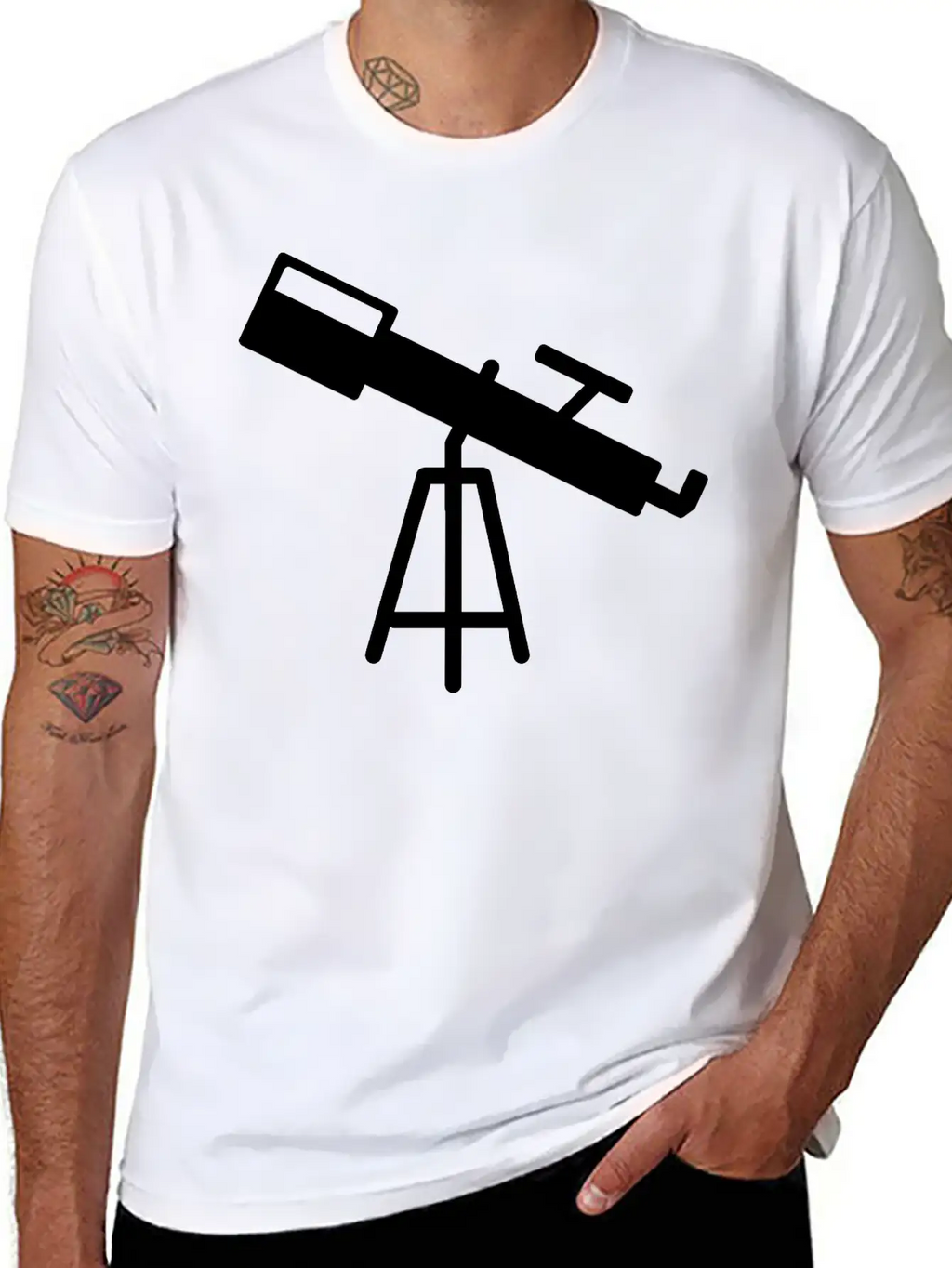 Telescope Astronomy Star Galaxy Space Meteor Gift Classic Cotton Tee – Unisex Comfort For Any Season