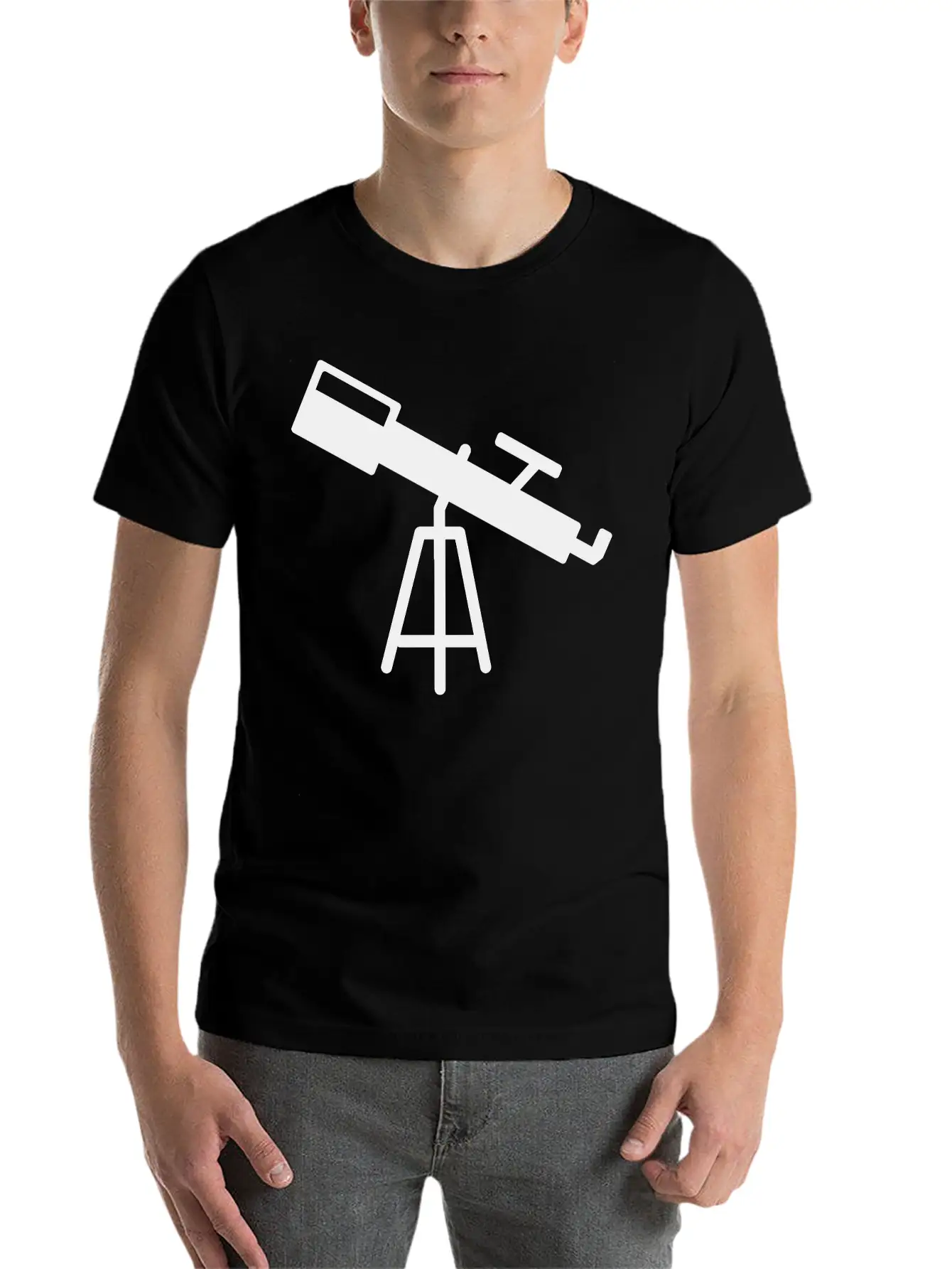 Telescope Astronomy Star Galaxy Space Meteor Gift Classic Cotton Tee – Unisex Comfort For Any Season