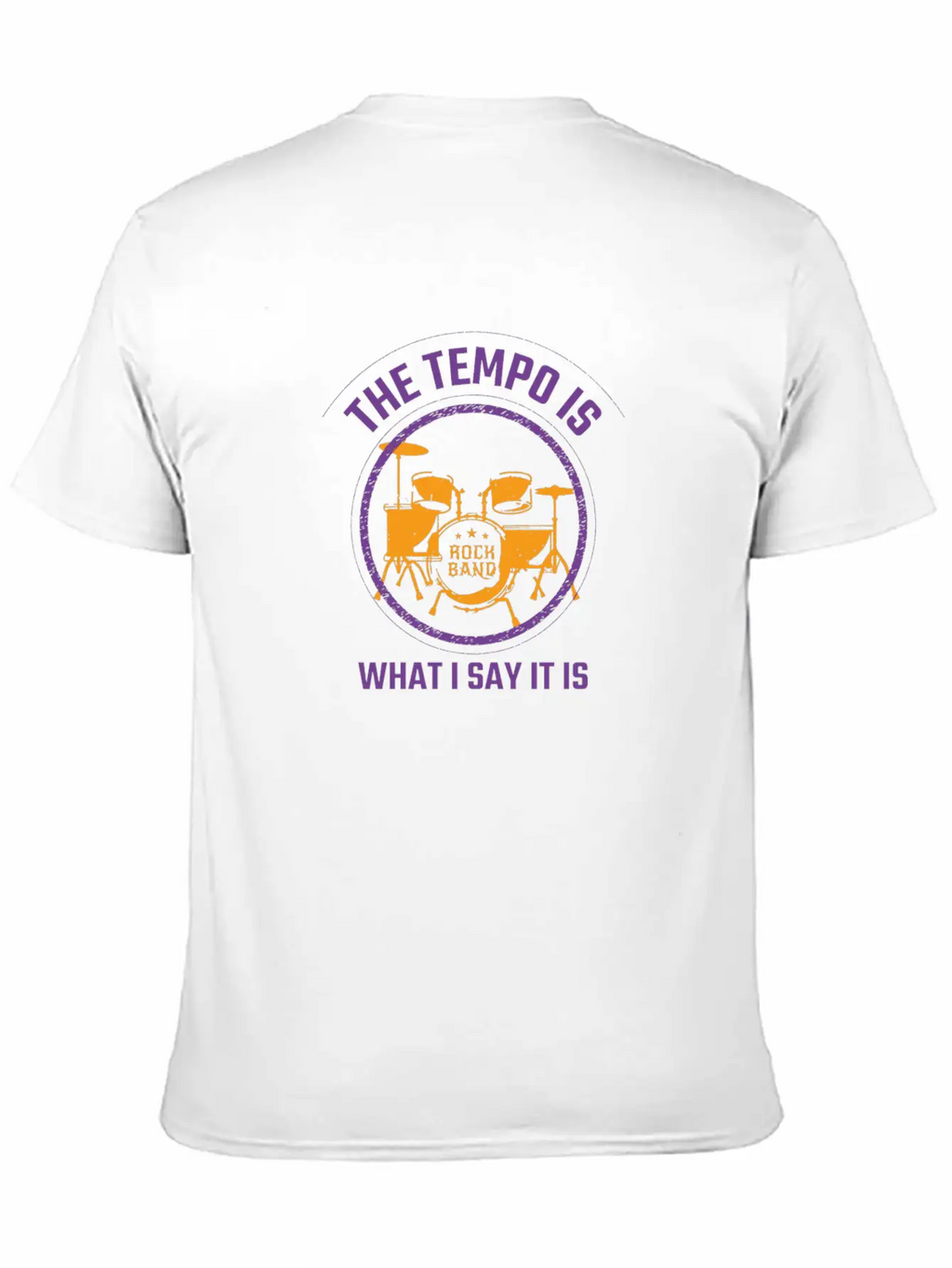 Tempo Drums Music Musician Gift Basic Graphic T-Shirt – Daily Comfort In Soft Cotton