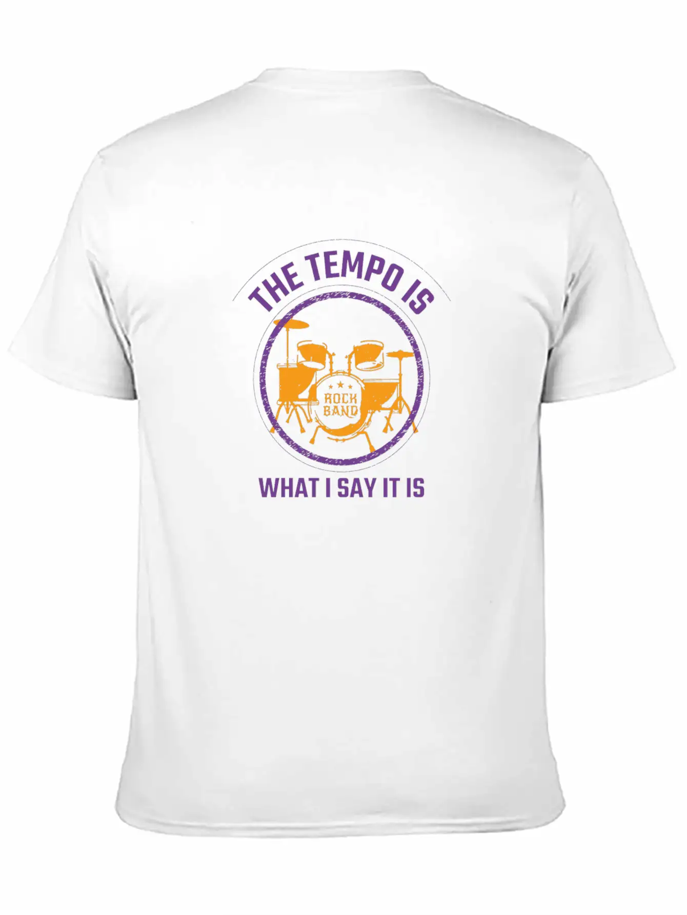 Tempo Drums Music Musician Gift Basic Graphic T-Shirt – Daily Comfort In Soft Cotton