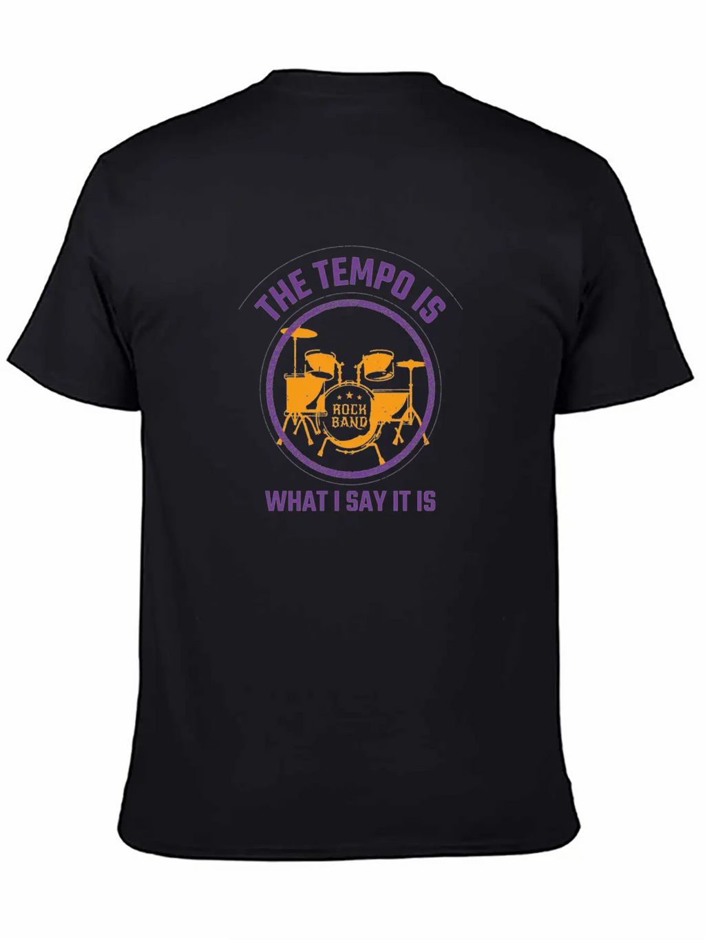 Tempo Drums Music Musician Gift Basic Graphic T-Shirt – Daily Comfort In Soft Cotton