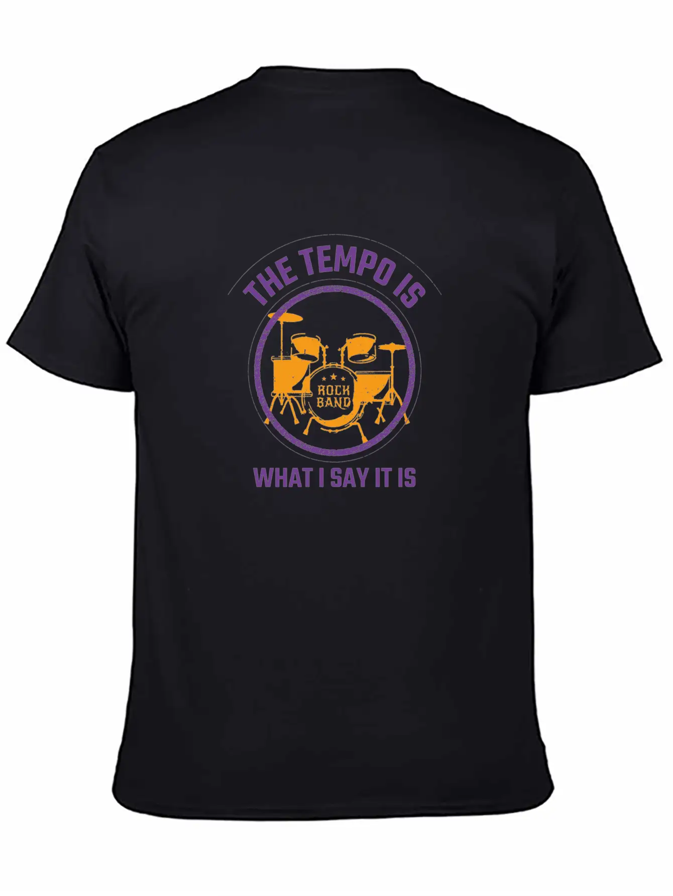 Tempo Drums Music Musician Gift Basic Graphic T-Shirt – Daily Comfort In Soft Cotton