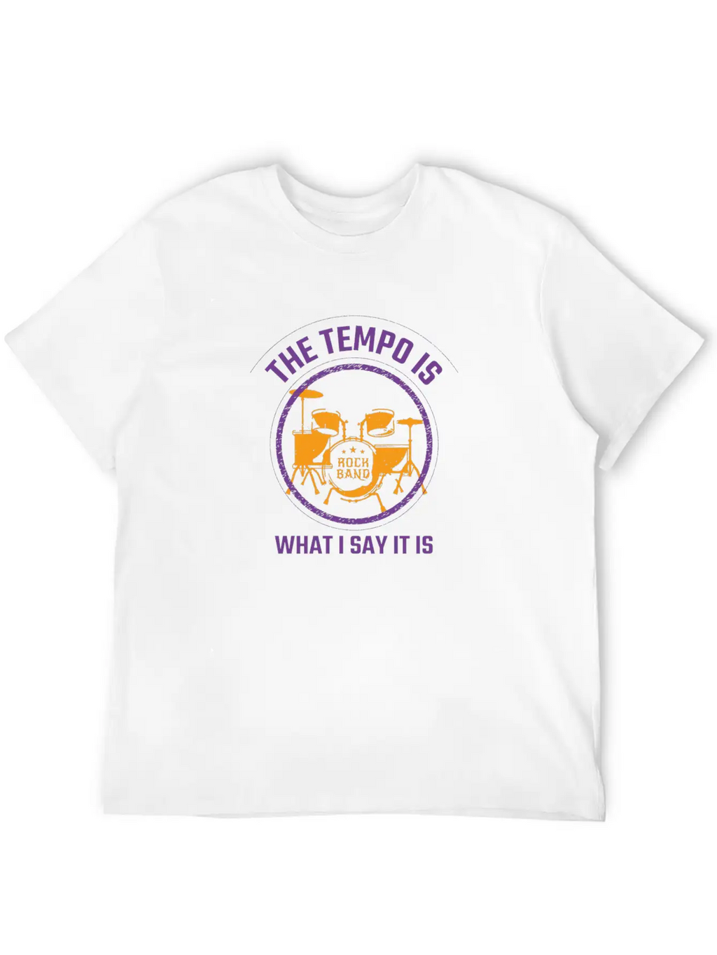 Tempo Drums Music Musician Gift Basic Graphic T-Shirt – Daily Comfort In Soft Cotton