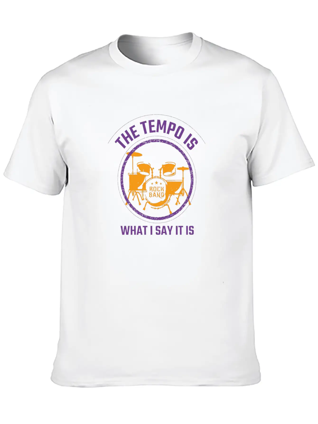 Tempo Drums Music Musician Gift Basic Graphic T-Shirt – Daily Comfort In Soft Cotton