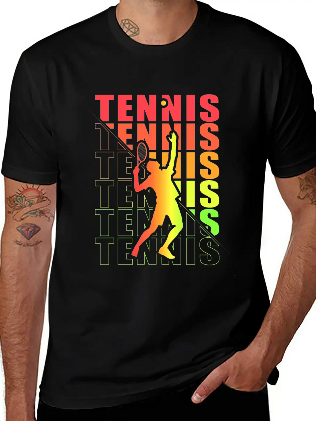 Tennis Clothing For Tennis Players Coaches Fans Breathable Graphic T-Shirt – Perfect For Casual Days