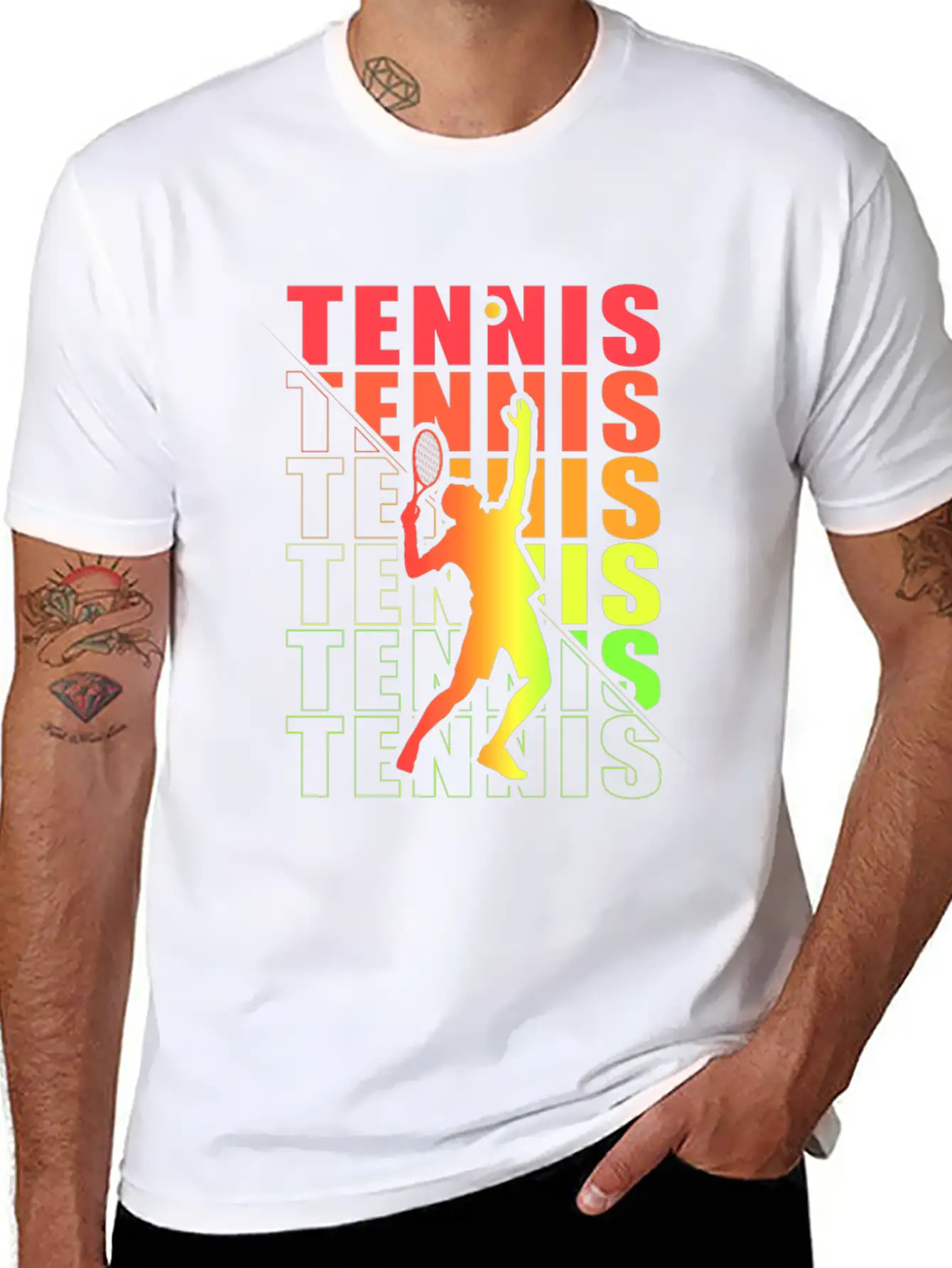 Tennis Clothing For Tennis Players Coaches Fans Breathable Graphic T-Shirt – Perfect For Casual Days