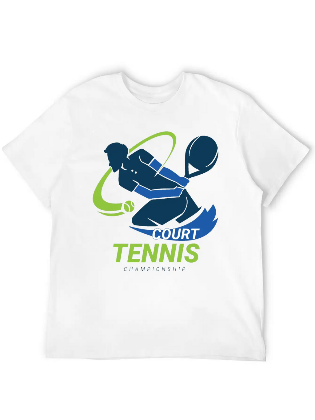Tennis Court Championship Classic Cotton Tee – Unisex Comfort For Any Season