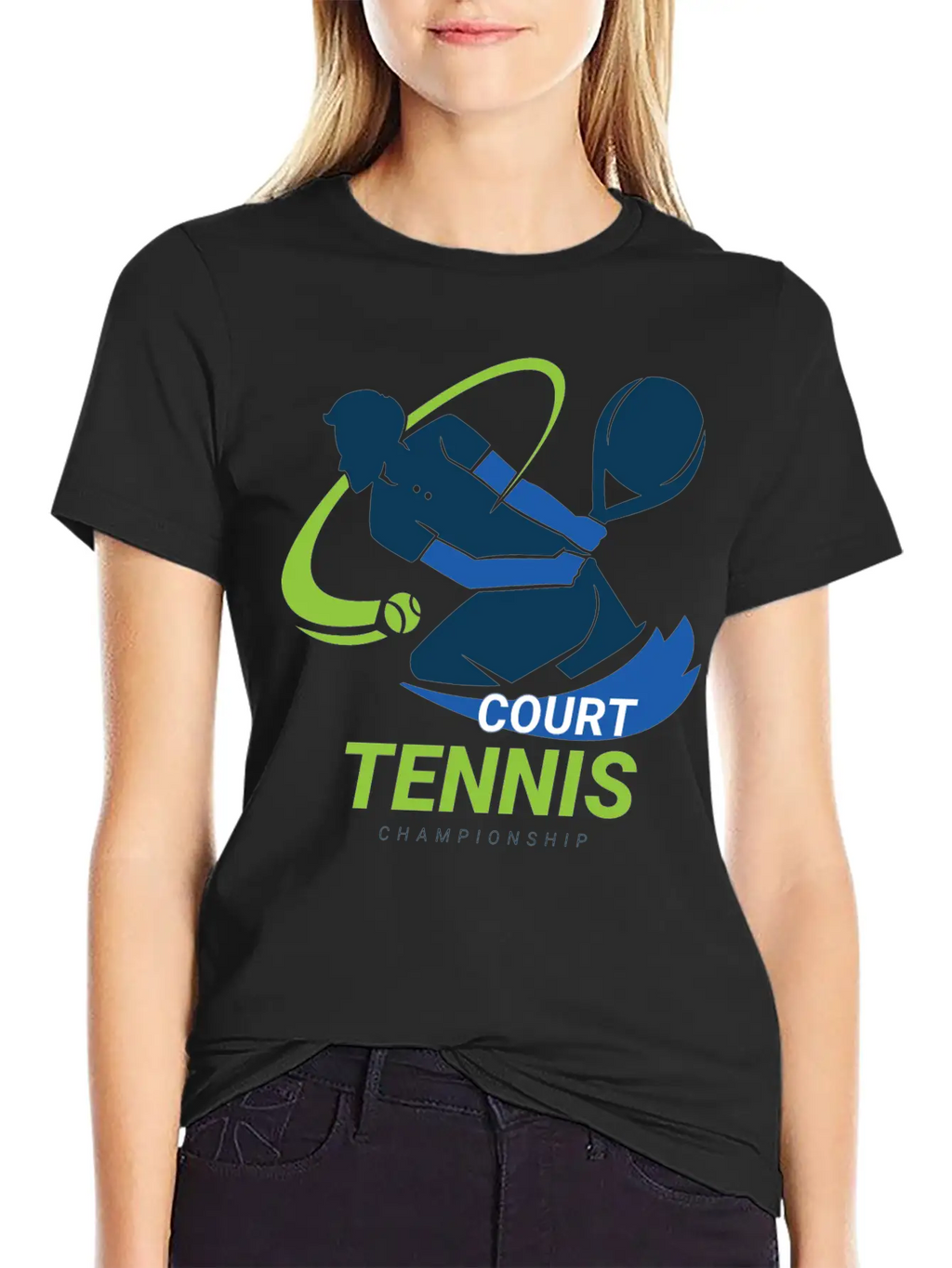 Tennis Court Championship Classic Cotton Tee – Unisex Comfort For Any Season