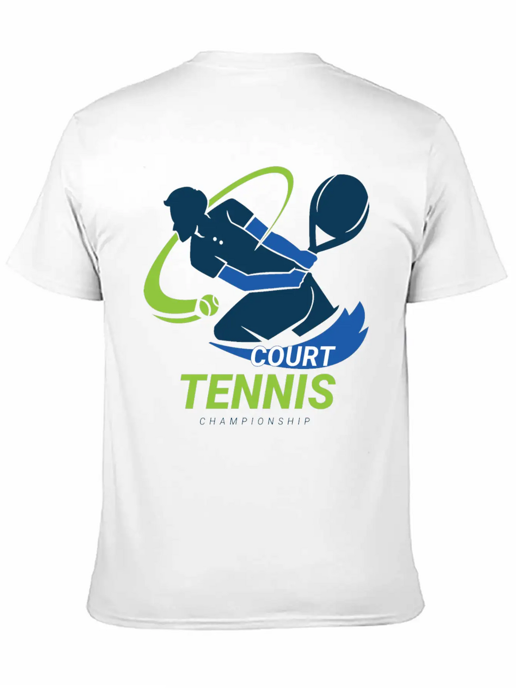 Tennis Court Championship Classic Cotton Tee – Unisex Comfort For Any Season