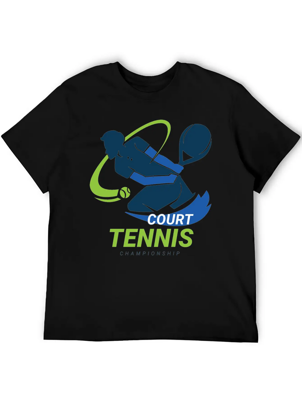 Tennis Court Championship Classic Cotton Tee – Unisex Comfort For Any Season