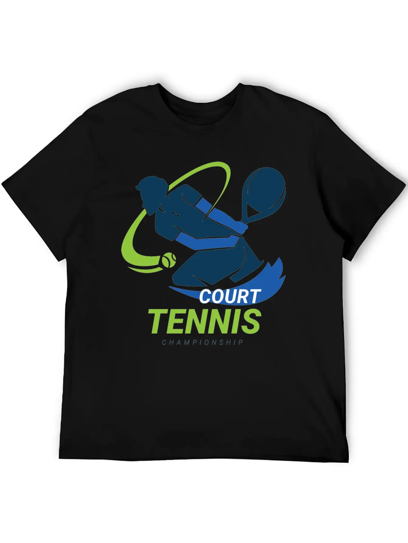 Tennis Court Championship Classic Cotton Tee – Unisex Comfort For Any Season