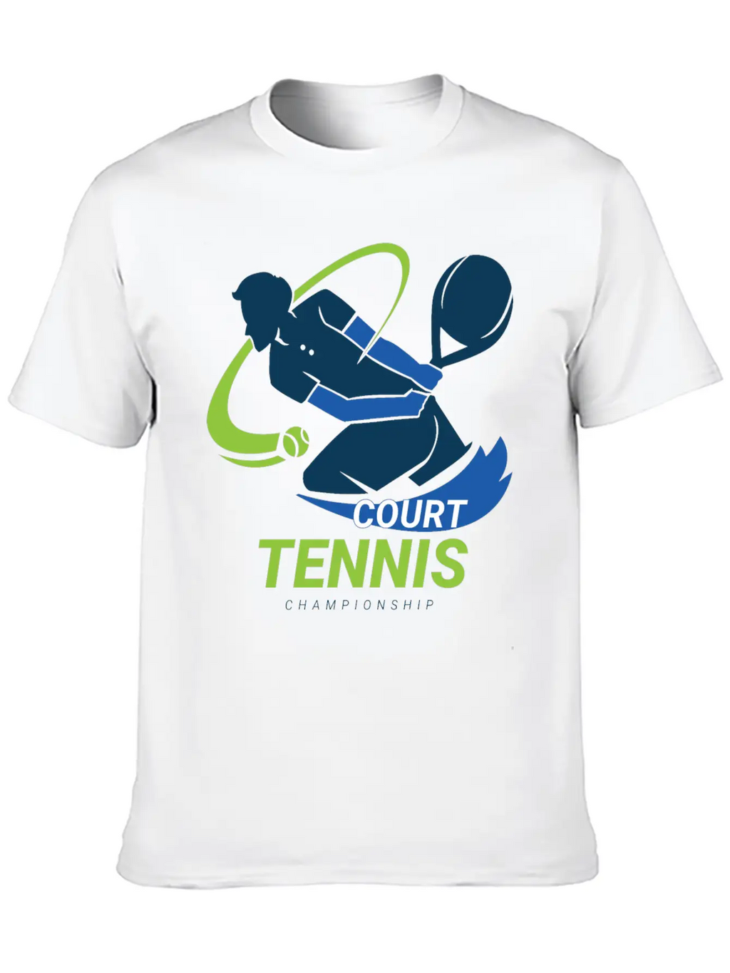 Tennis Court Championship Classic Cotton Tee – Unisex Comfort For Any Season