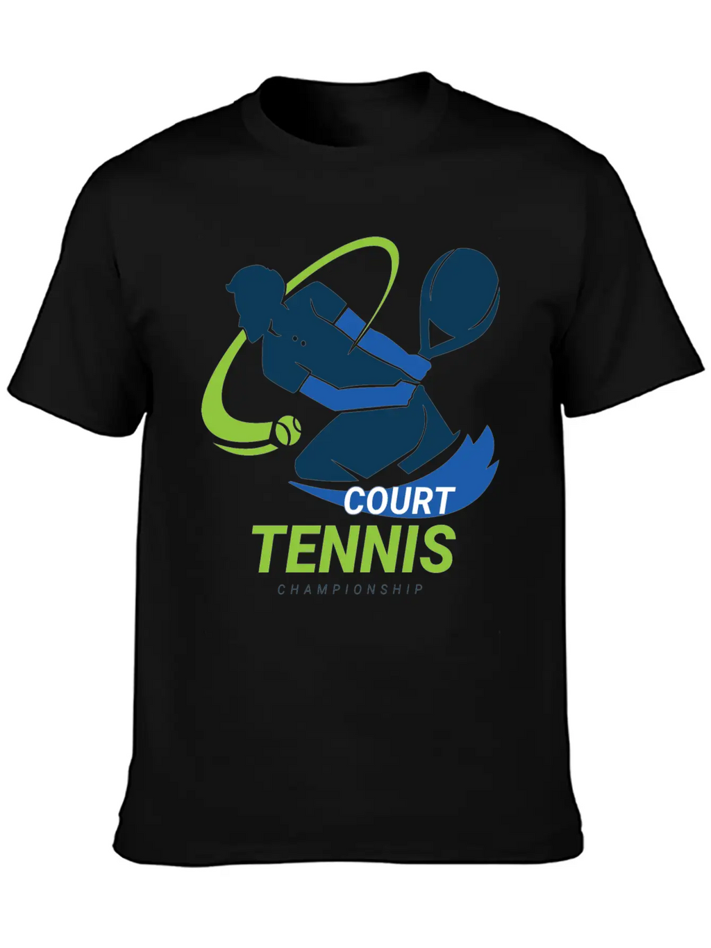 Tennis Court Championship Classic Cotton Tee – Unisex Comfort For Any Season