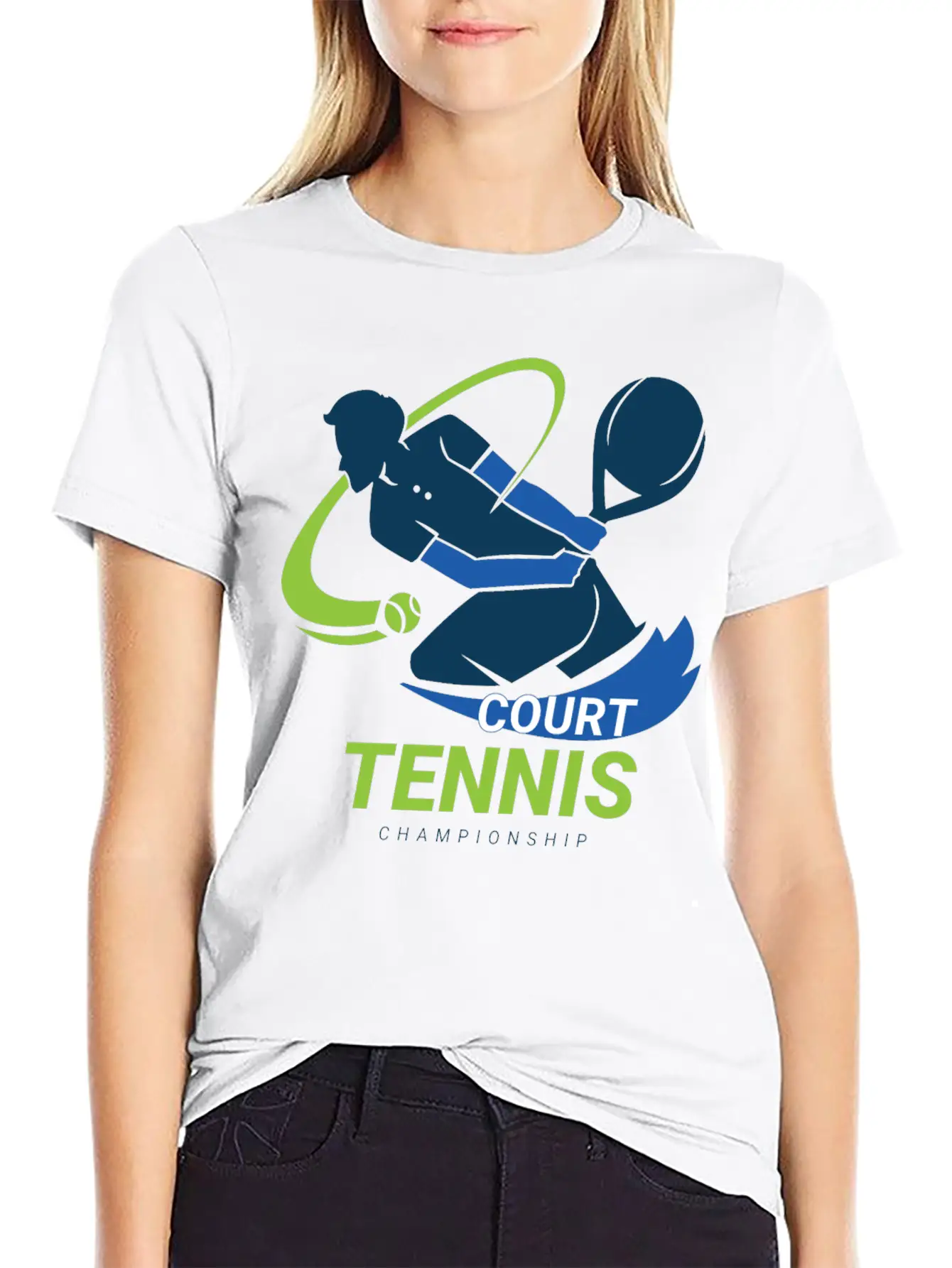 Tennis Court Championship Classic Cotton Tee – Unisex Comfort For Any Season