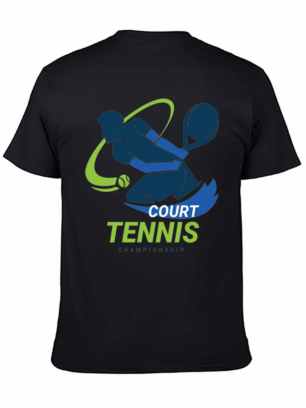 Tennis Court Championship Classic Cotton Tee – Unisex Comfort For Any Season
