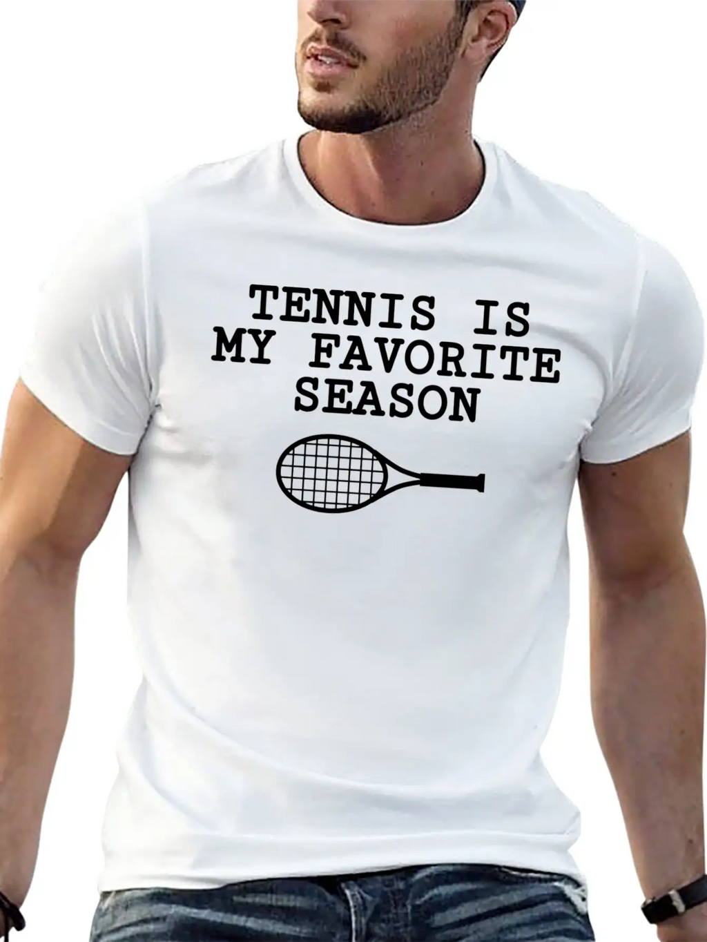 Tennis Is My Favorite Season Unisex Casual T-Shirt – Clean Design For Daily Comfort