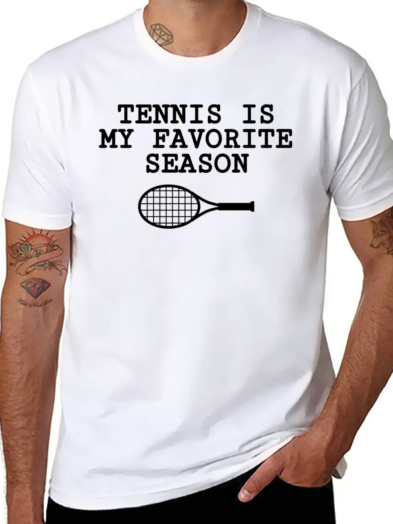 Tennis Is My Favorite Season Unisex Casual T-Shirt – Clean Design For Daily Comfort