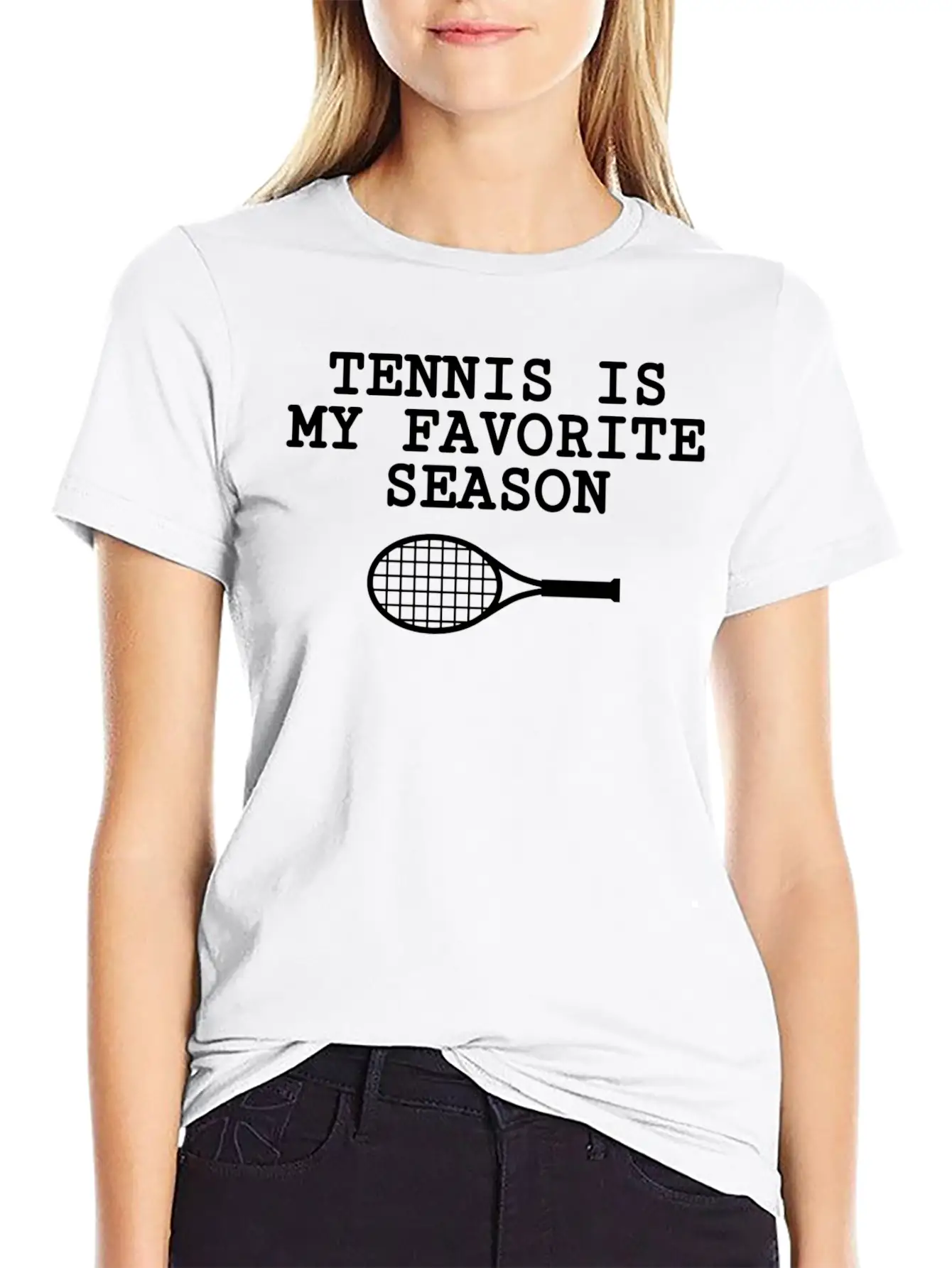 Tennis Is My Favorite Season Unisex Casual T-Shirt – Clean Design For Daily Comfort