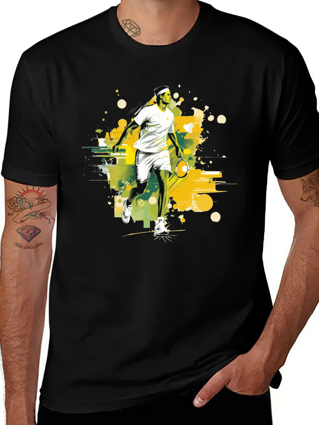 Tennis Stylish Everyday T-Shirt – Unisex Basic Cotton Tee