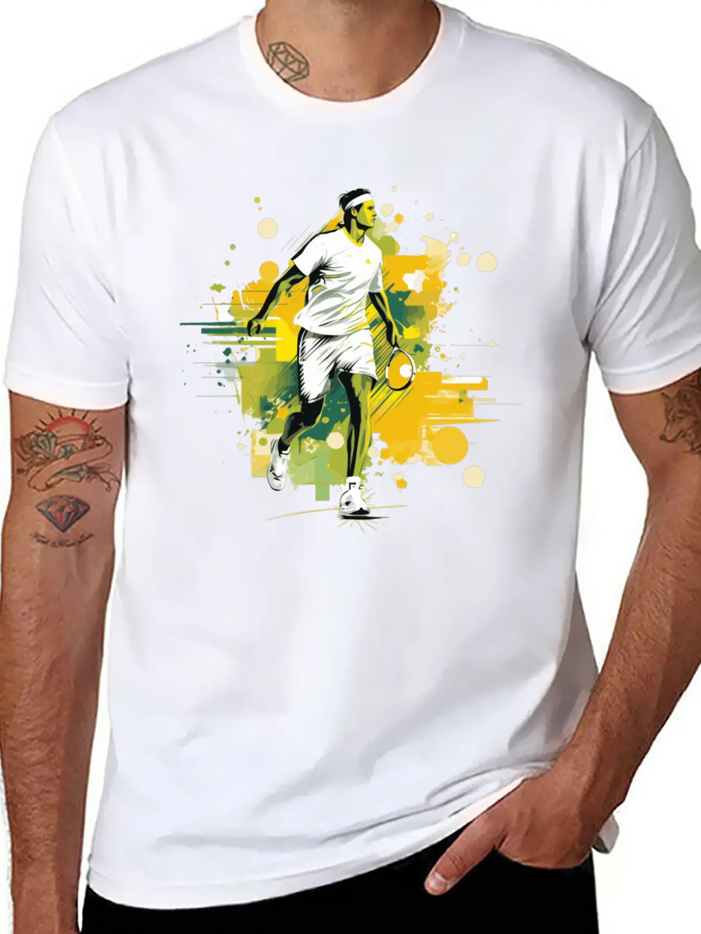 Tennis Stylish Everyday T-Shirt – Unisex Basic Cotton Tee