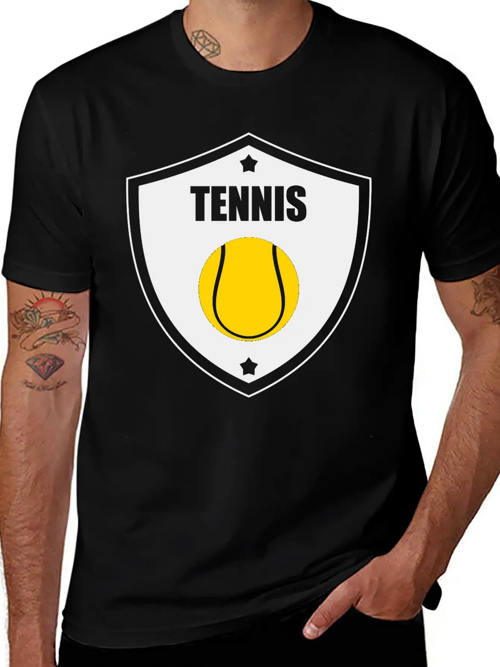 Tennis Tennisman Sport Ball Match Fun Classic Cotton Tee – Unisex Comfort For Any Season