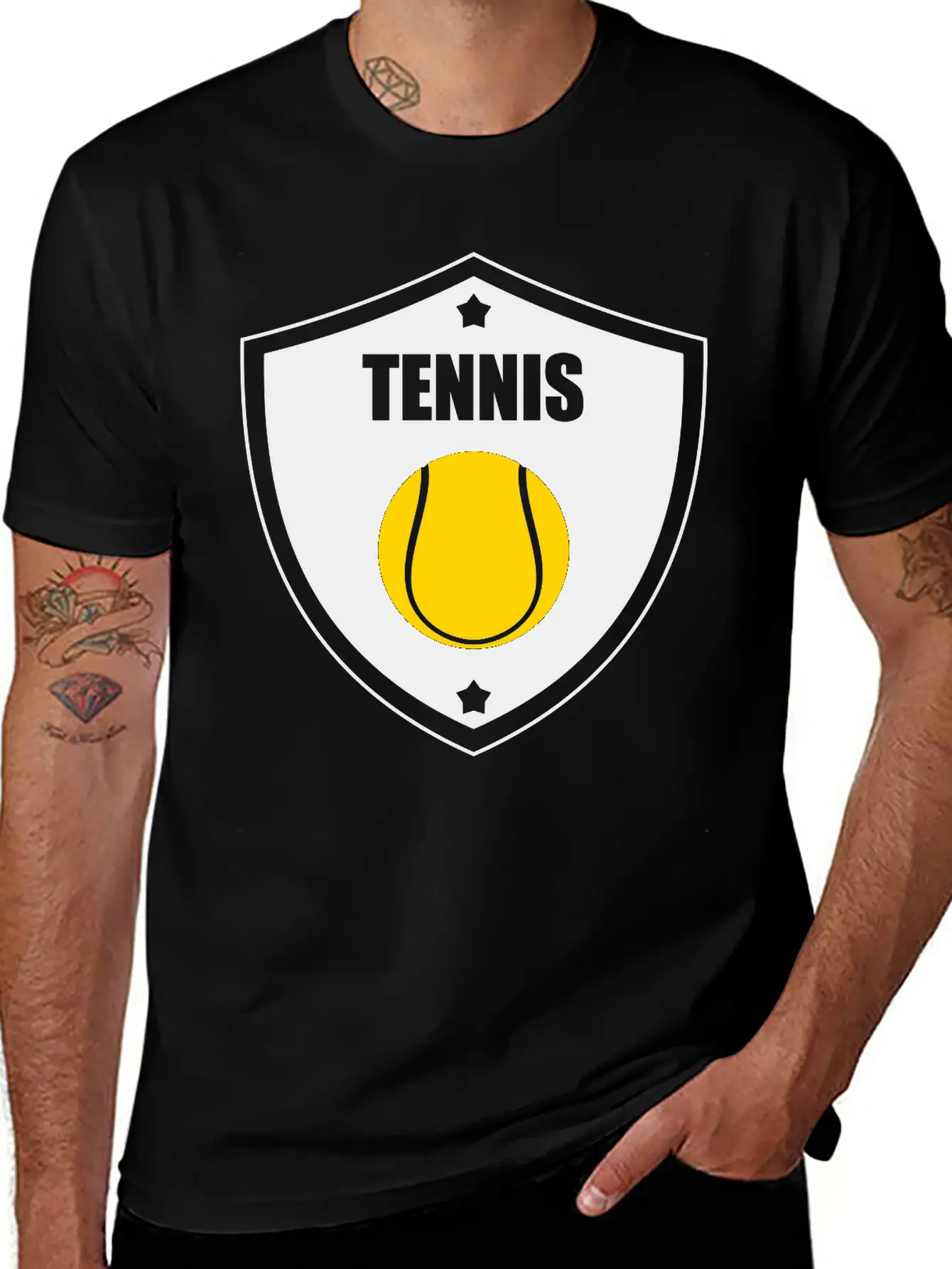 Tennis Tennisman Sport Ball Match Fun Classic Cotton Tee – Unisex Comfort For Any Season