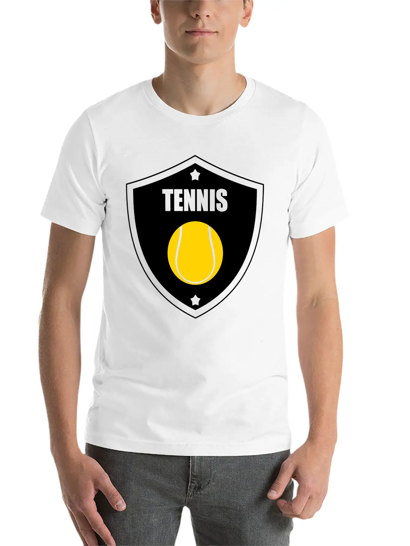 Tennis Tennisman Sport Ball Match Fun Classic Cotton Tee – Unisex Comfort For Any Season