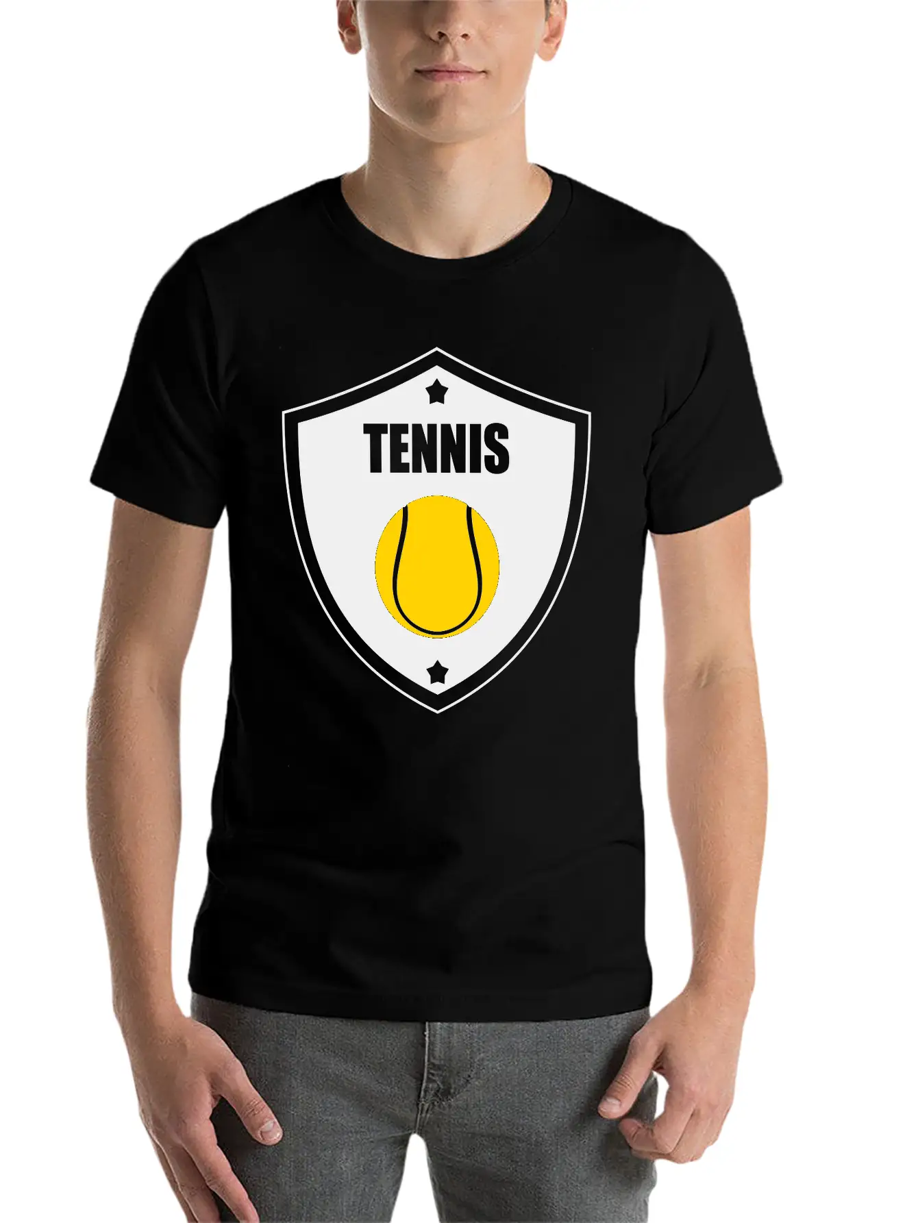 Tennis Tennisman Sport Ball Match Fun Classic Cotton Tee – Unisex Comfort For Any Season