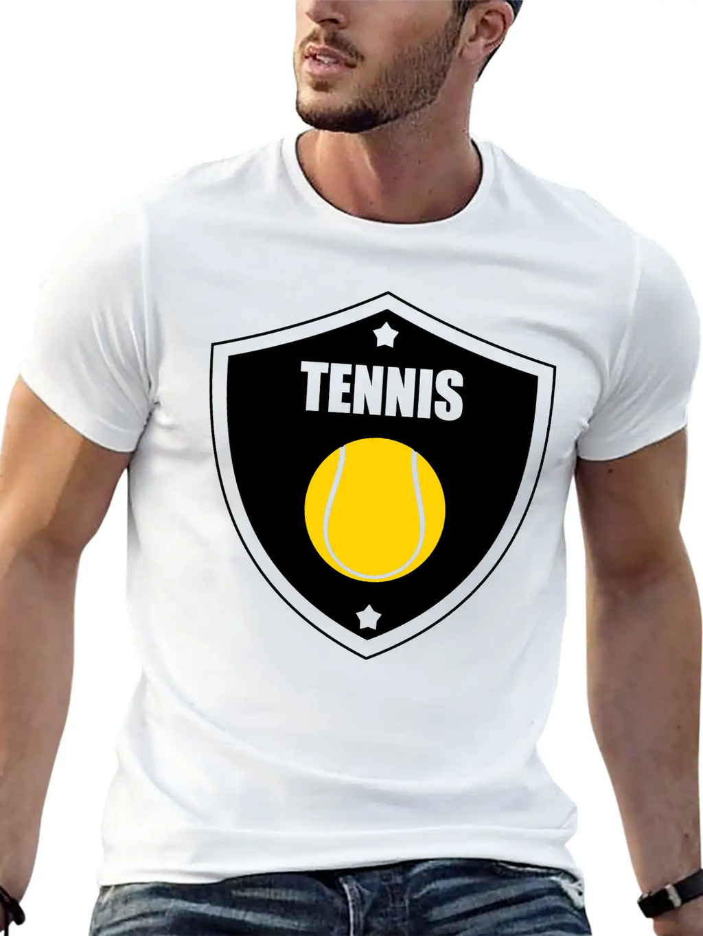 Tennis Tennisman Sport Ball Match Fun Classic Cotton Tee – Unisex Comfort For Any Season