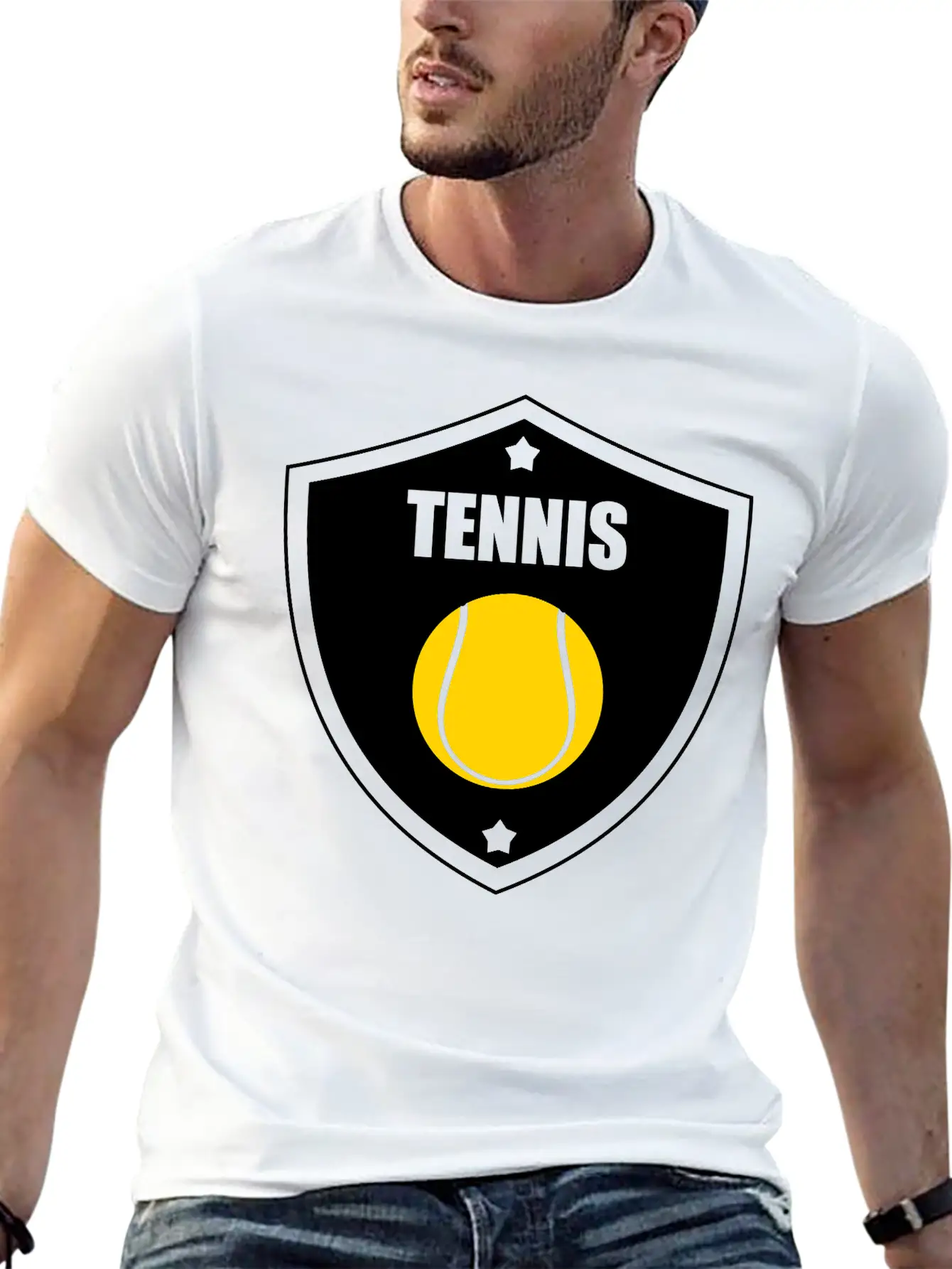 Tennis Tennisman Sport Ball Match Fun Classic Cotton Tee – Unisex Comfort For Any Season