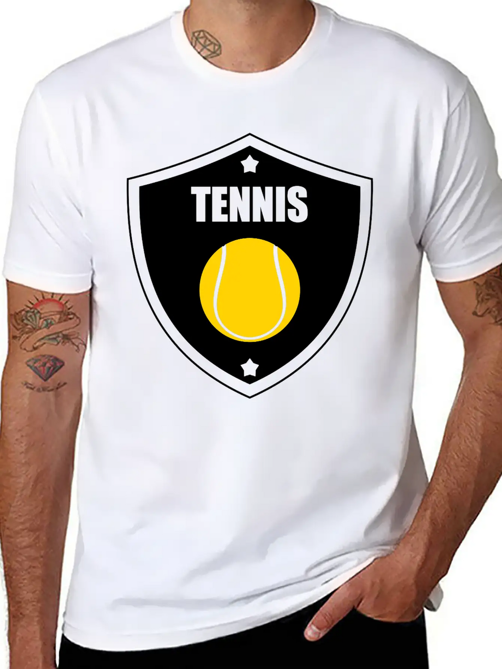 Tennis Tennisman Sport Ball Match Fun Classic Cotton Tee – Unisex Comfort For Any Season