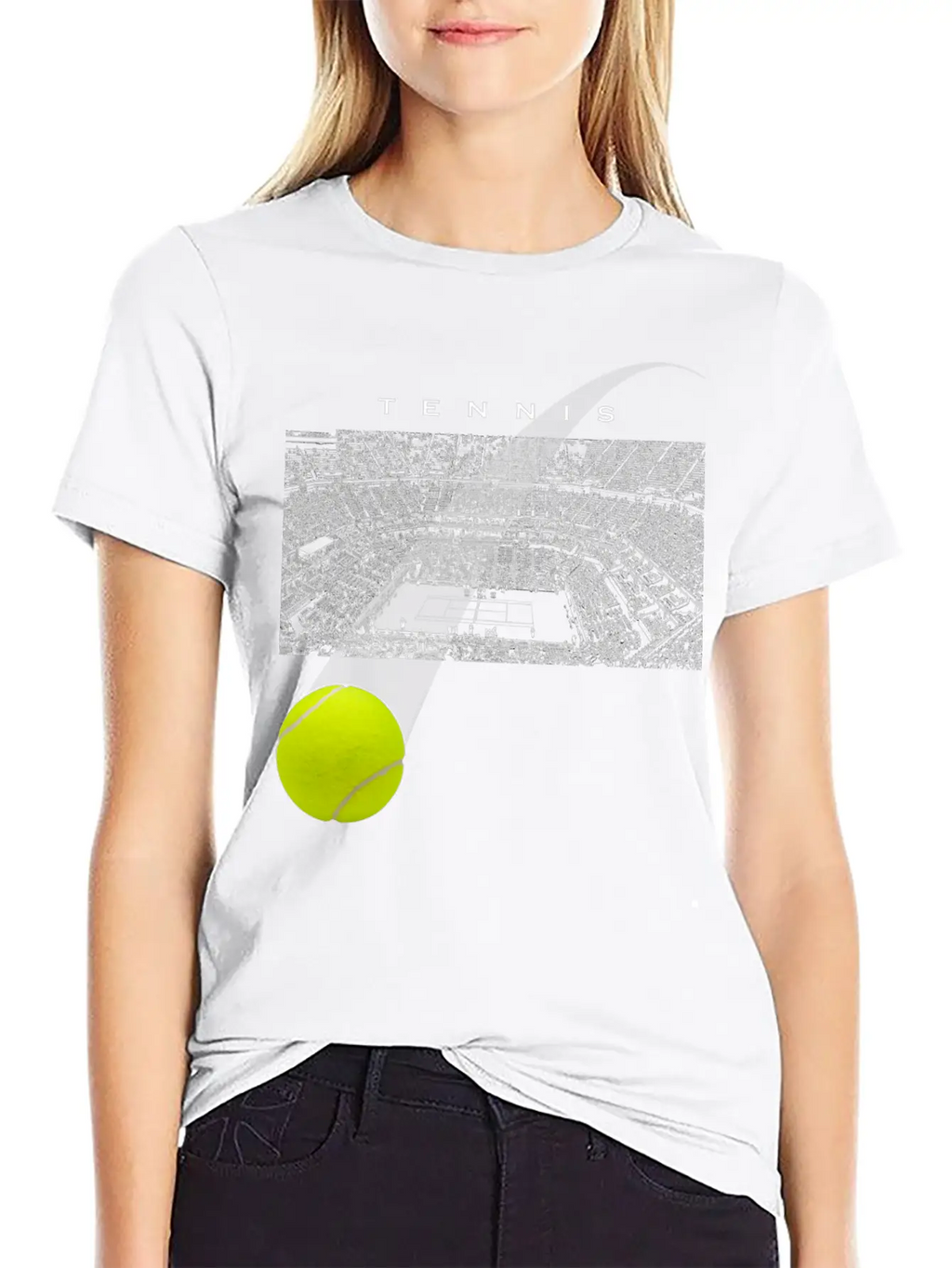 Tennis Tournament Ball Unisex Casual T-Shirt – Clean Design For Daily Comfort