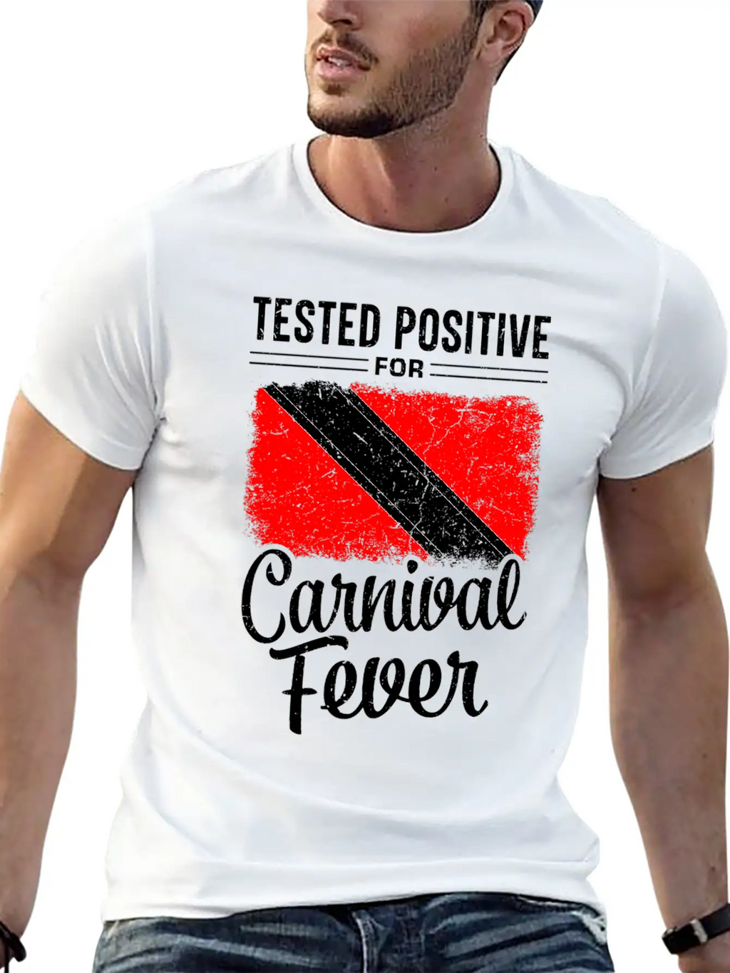 Tested Positive For Carnival Fever Classic Cotton Tee – Unisex Comfort For Any Season