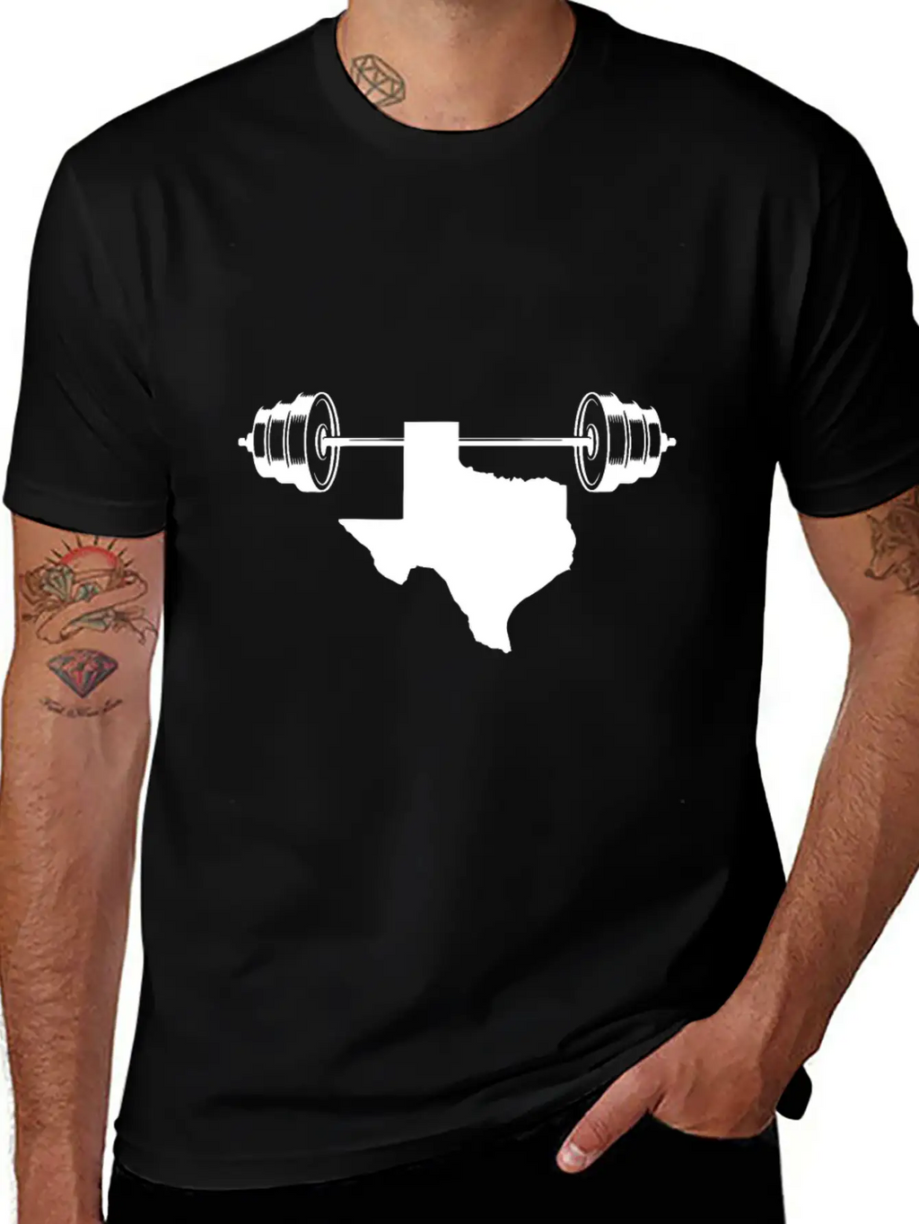 Texas Barbell Classic Cotton Tee – Unisex Comfort For Any Season
