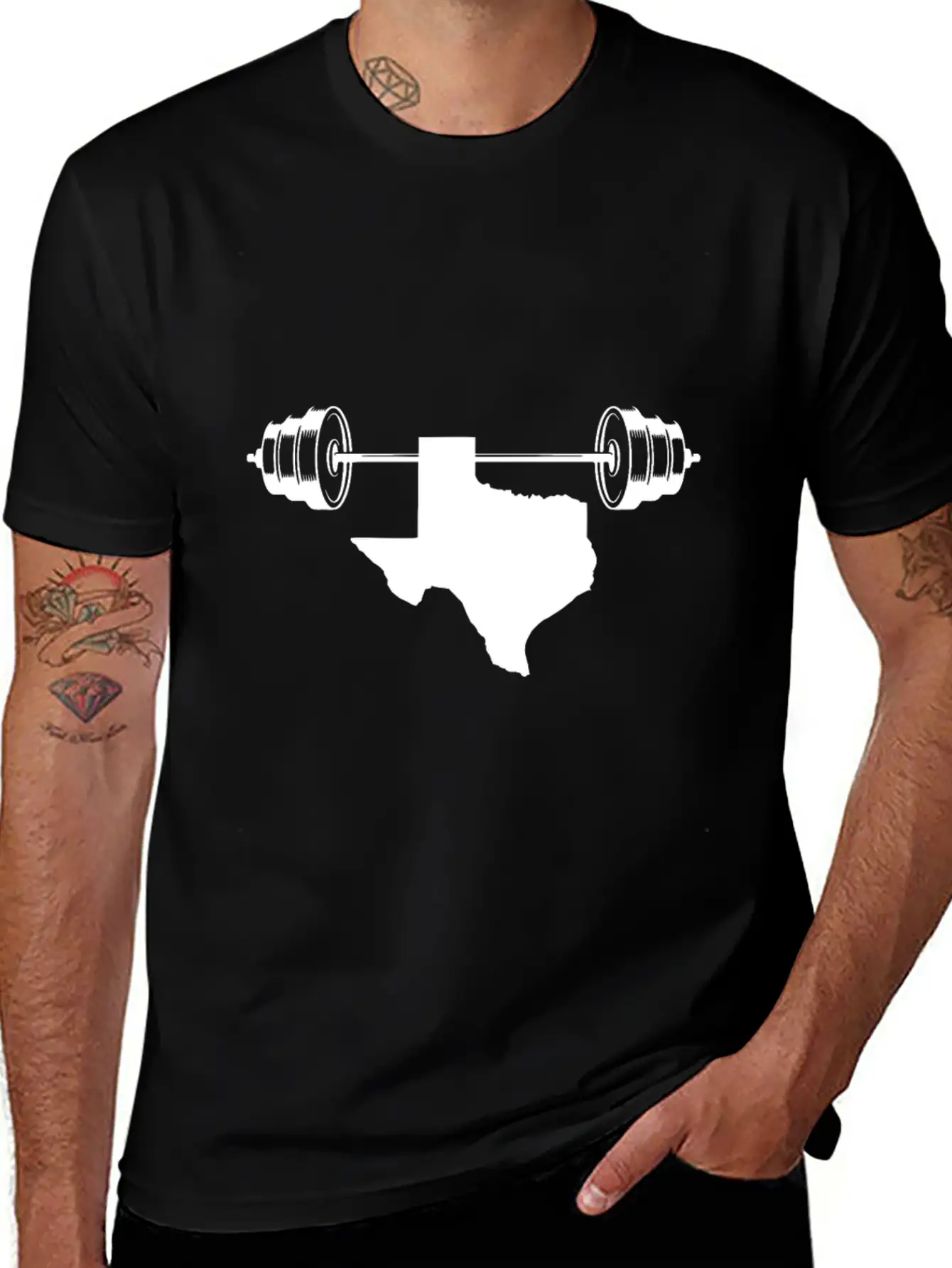 Texas Barbell Classic Cotton Tee – Unisex Comfort For Any Season