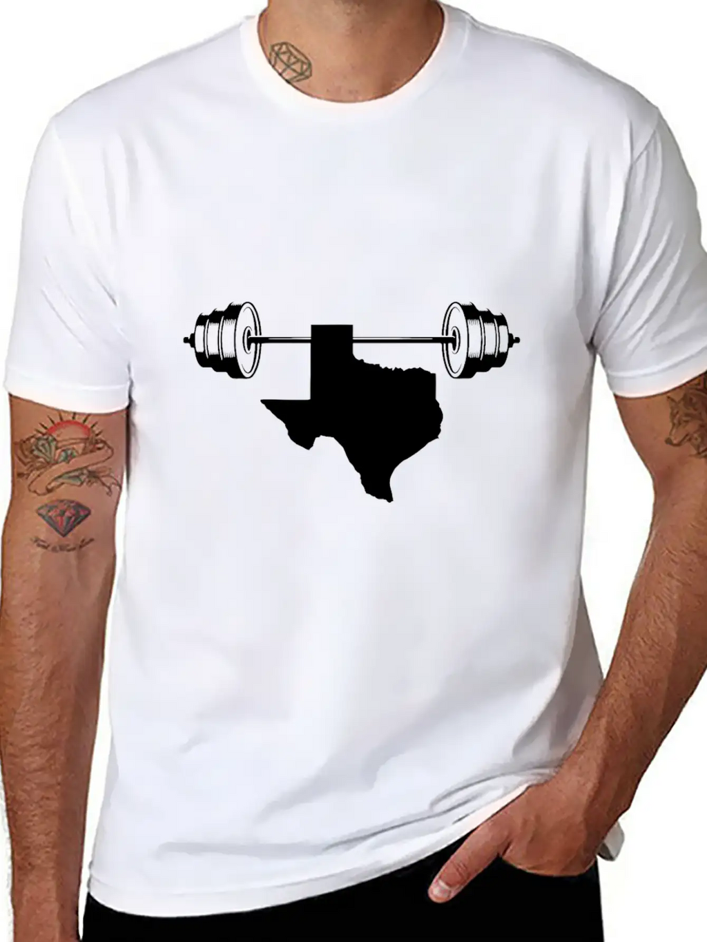 Texas Barbell Classic Cotton Tee – Unisex Comfort For Any Season