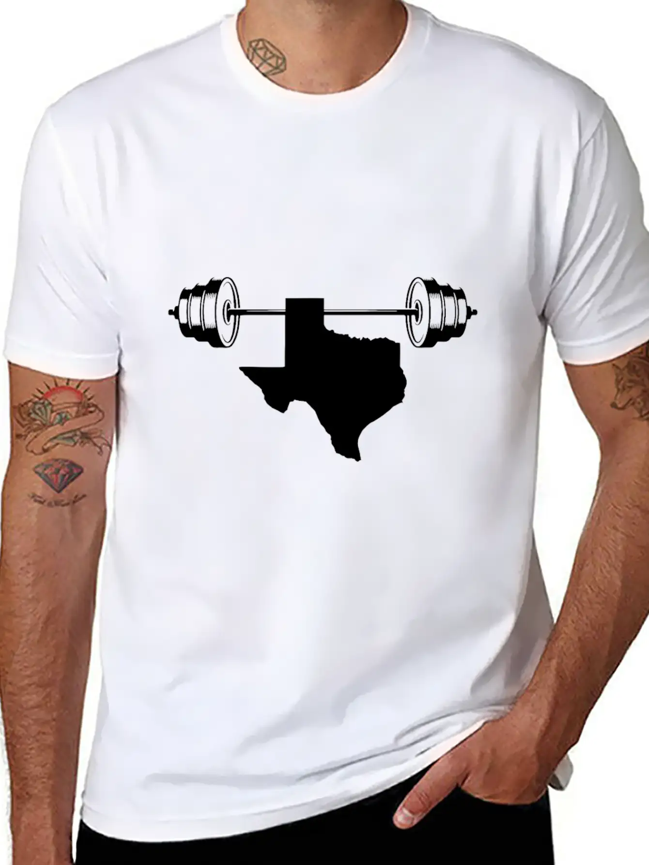 Texas Barbell Classic Cotton Tee – Unisex Comfort For Any Season