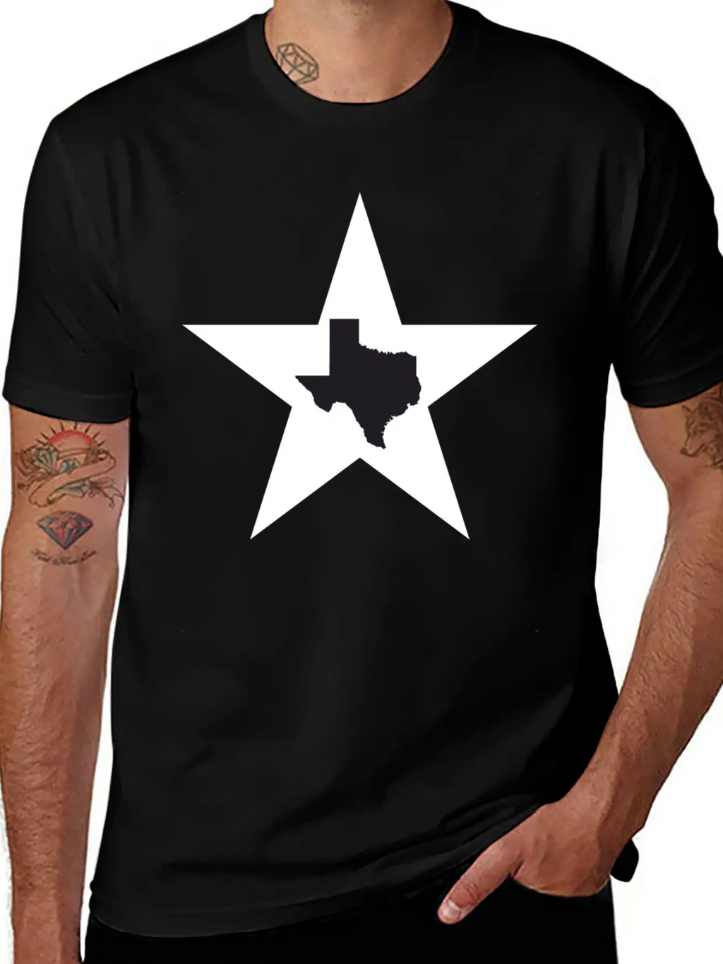 Texas Big Lone Star Black T-Shirt Classic Cotton Tee – Unisex Comfort For Any Season