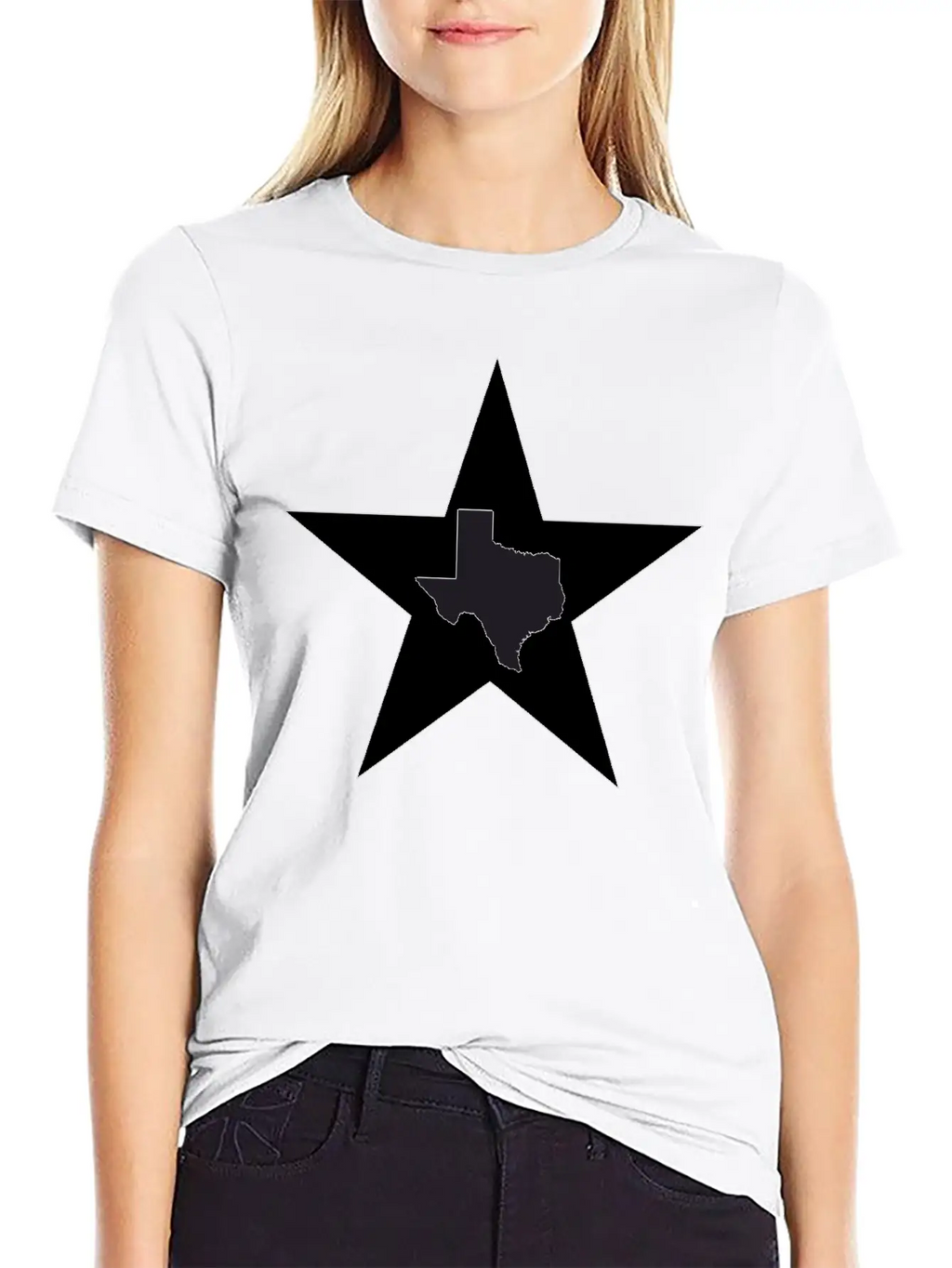 Texas Big Lone Star Black T-Shirt Classic Cotton Tee – Unisex Comfort For Any Season