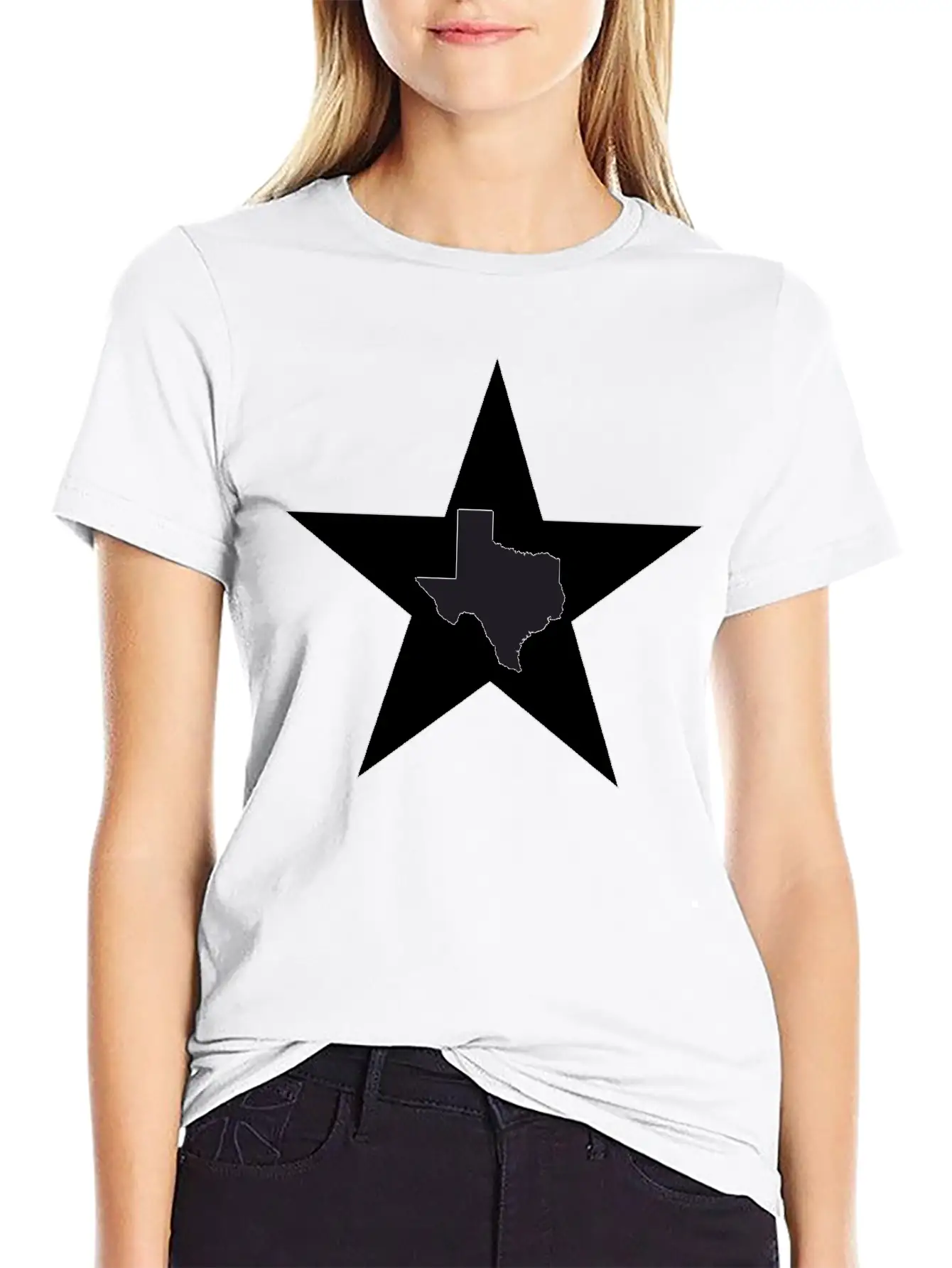 Texas Big Lone Star Black T-Shirt Classic Cotton Tee – Unisex Comfort For Any Season