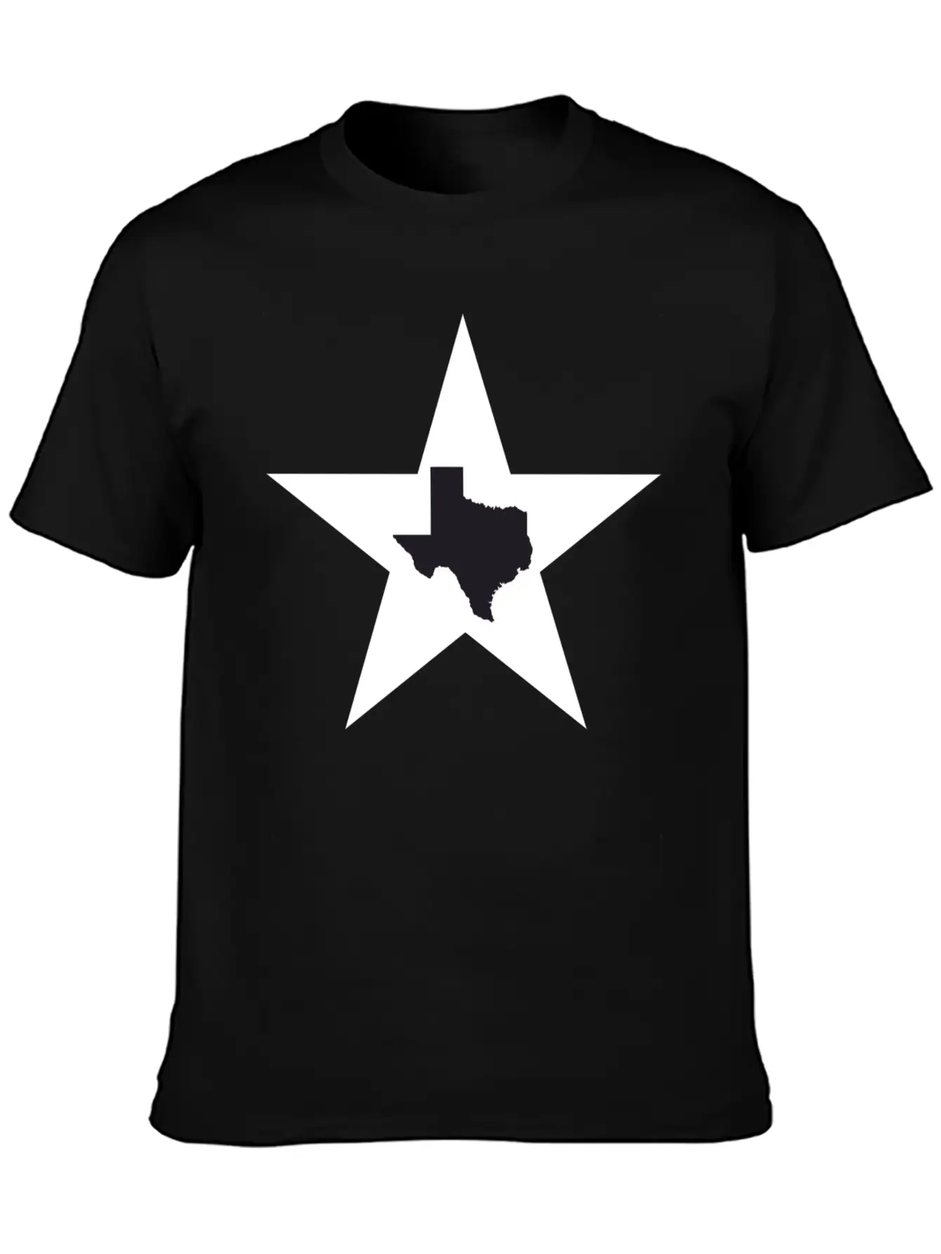 Texas Big Lone Star Black T-Shirt Classic Cotton Tee – Unisex Comfort For Any Season