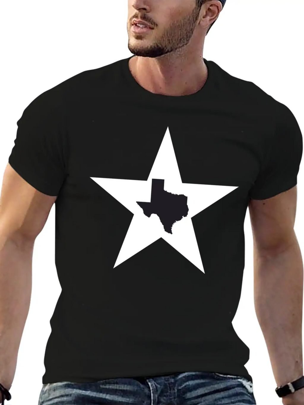 Texas Big Lone Star Black T-Shirt Classic Cotton Tee – Unisex Comfort For Any Season
