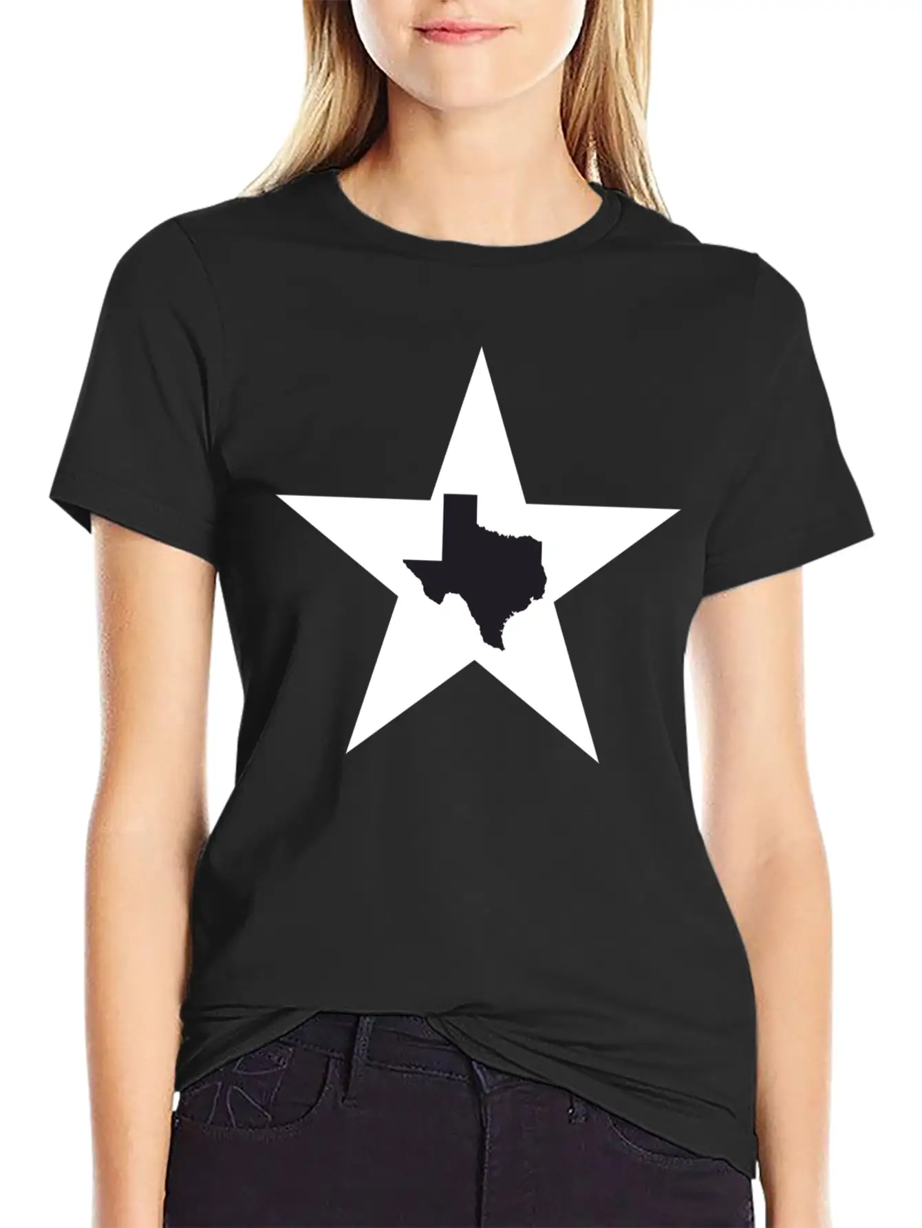 Texas Big Lone Star Black T-Shirt Classic Cotton Tee – Unisex Comfort For Any Season