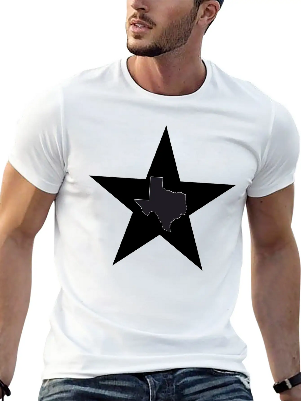 Texas Big Lone Star Black T-Shirt Classic Cotton Tee – Unisex Comfort For Any Season