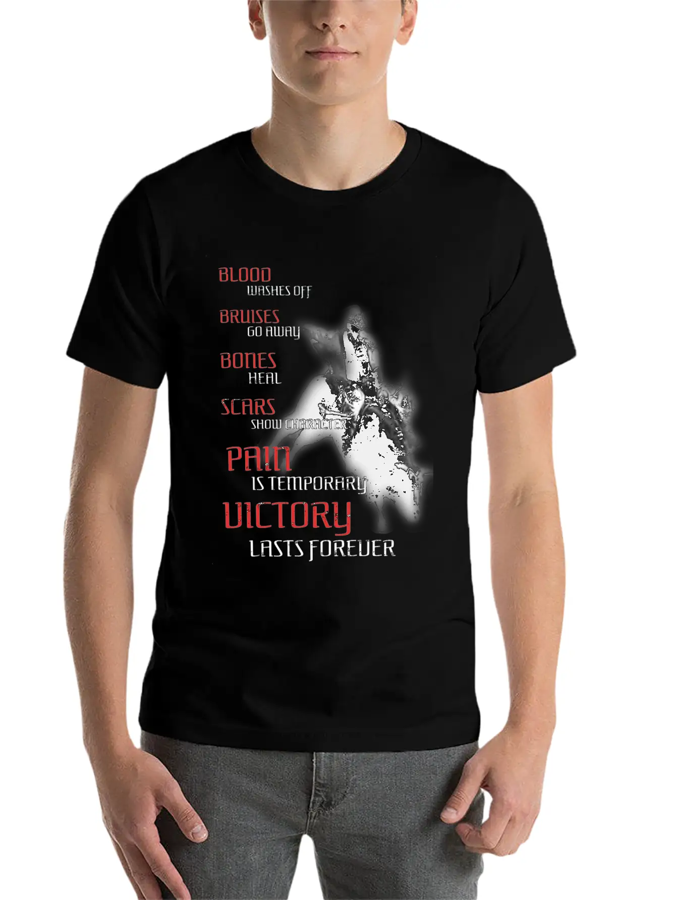 Texas Cowboy Rodeo Bull Fighter Pain Is Temporary Essential Cotton Tee For Daily Outfits – Unisex Style