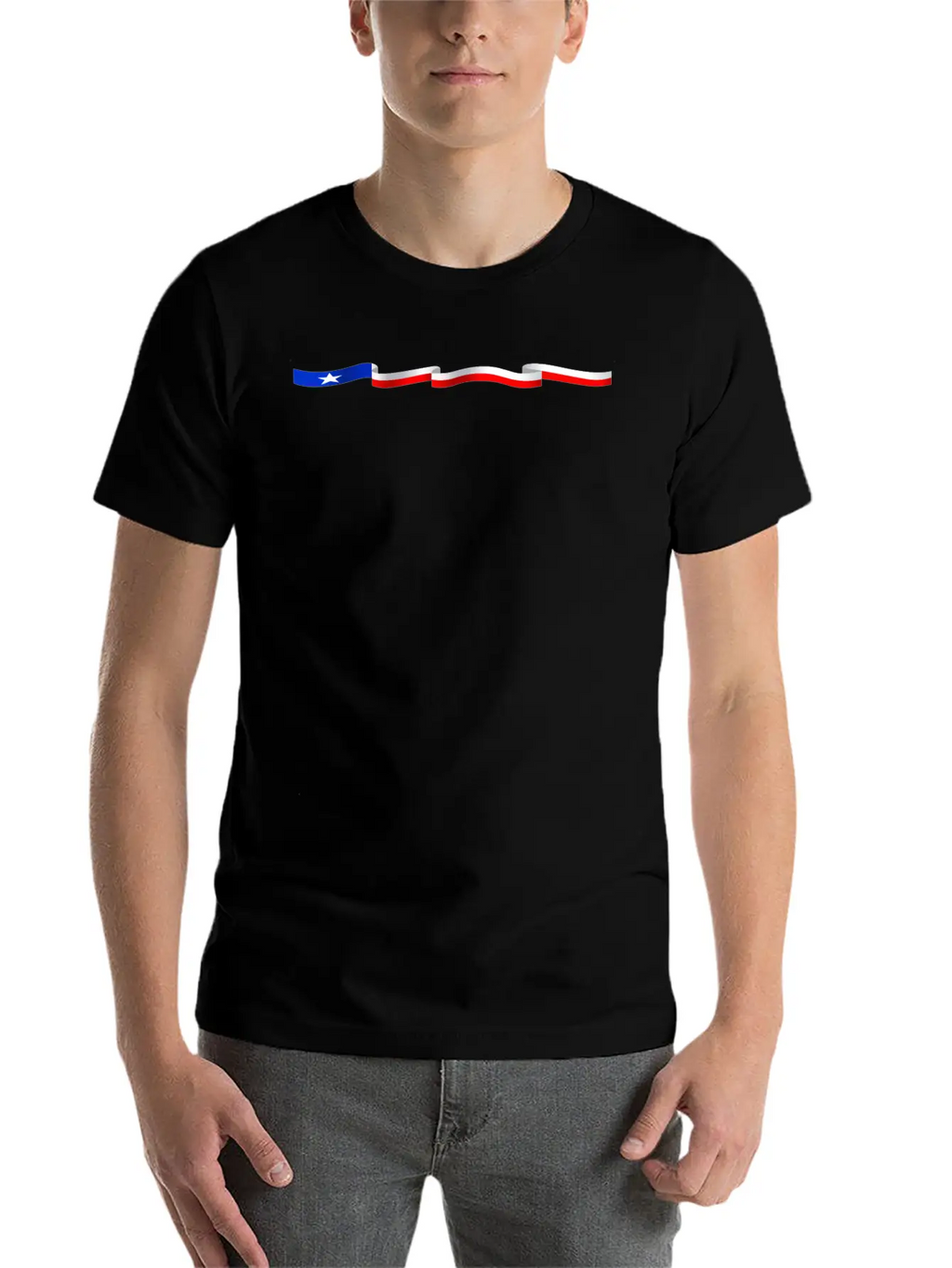 Texas Flag-banner Unisex Casual T-Shirt – Clean Design For Daily Comfort
