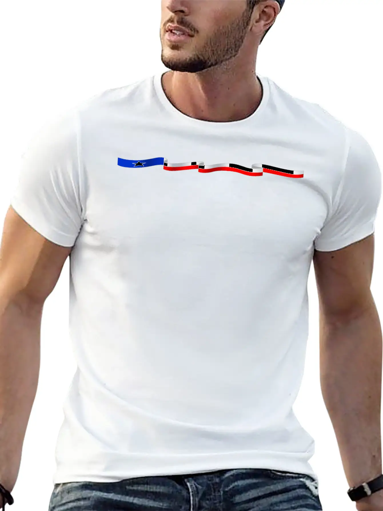 Texas Flag-banner Unisex Casual T-Shirt – Clean Design For Daily Comfort